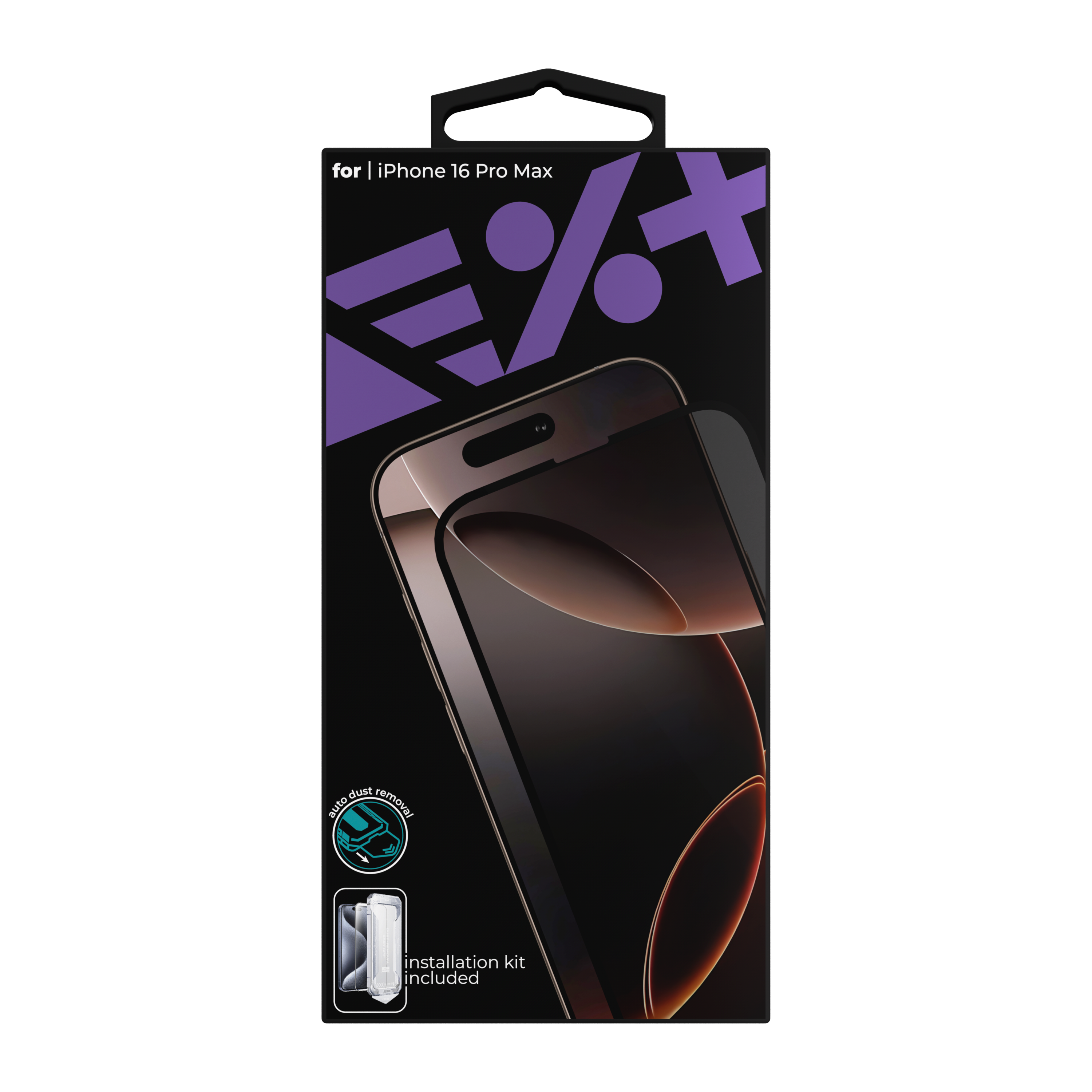 Folie de protecție pentru ecran NOA Privacy din sticlă pentru iPhone 16 Pro Max
