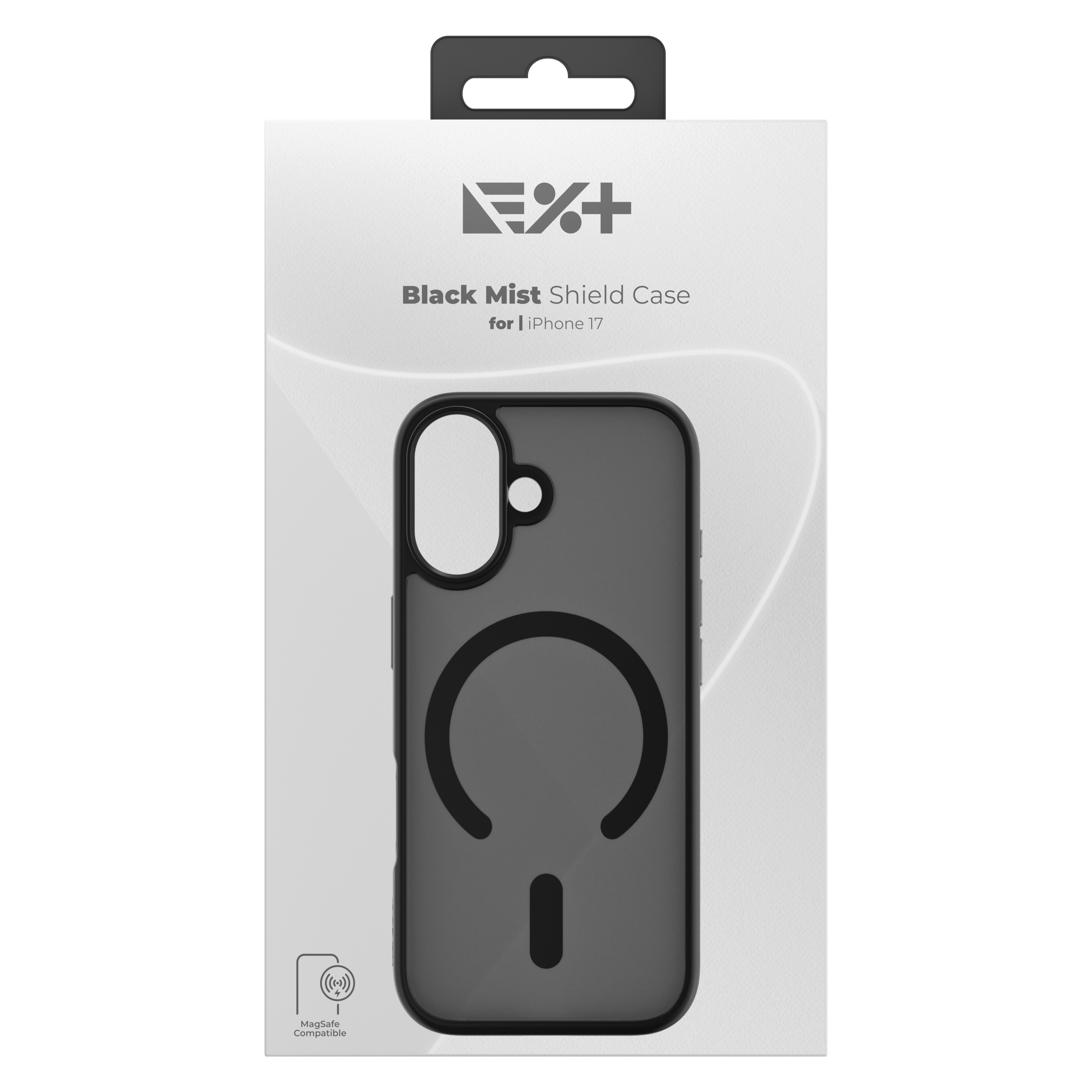 Husa de protectie NOA Mist Shield, compatibila Magsafe, pentru Iphone 17, Negru