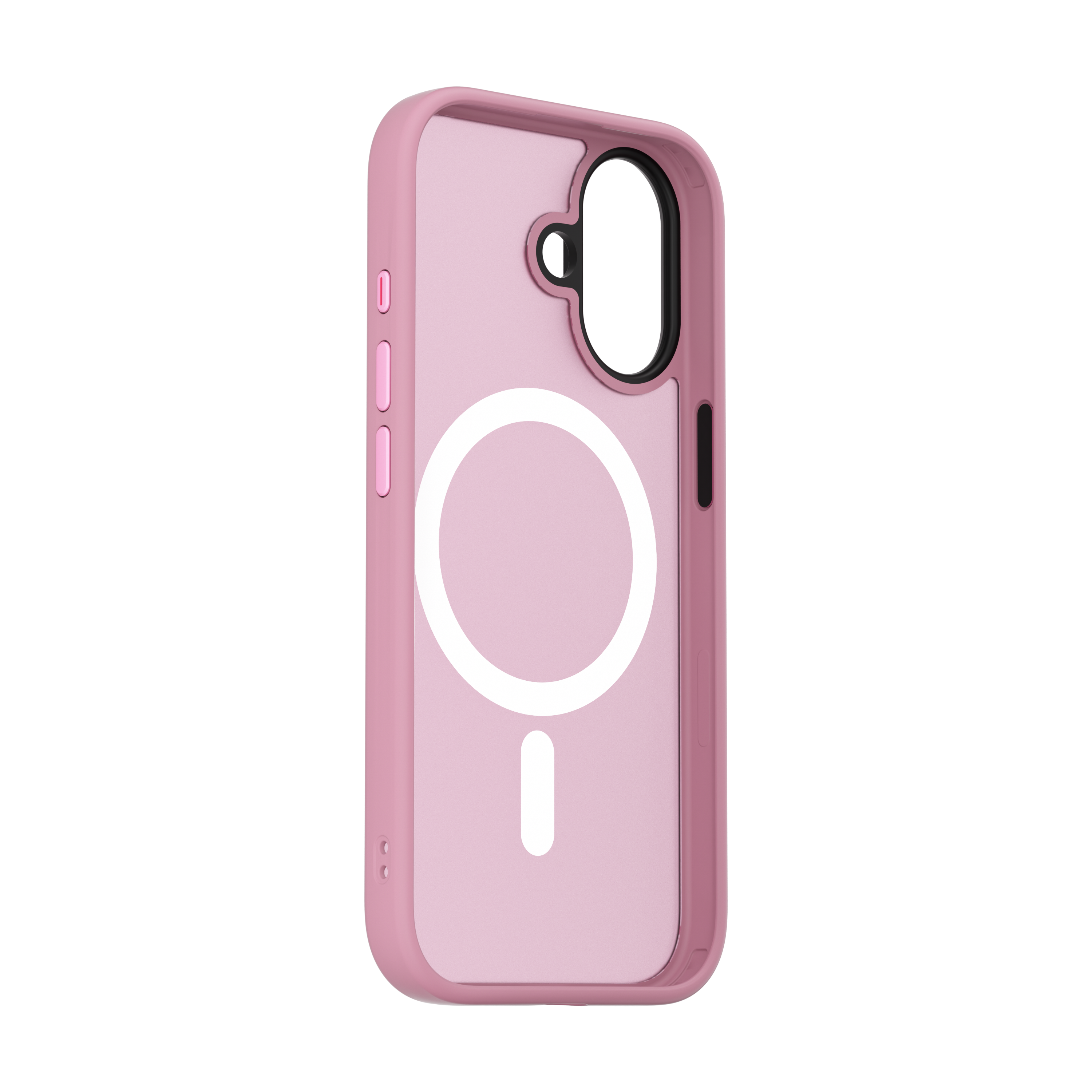 Husă de protecție NOA Mist Shield, compatibilă MagSafe, pentru iPhone 17, Roz