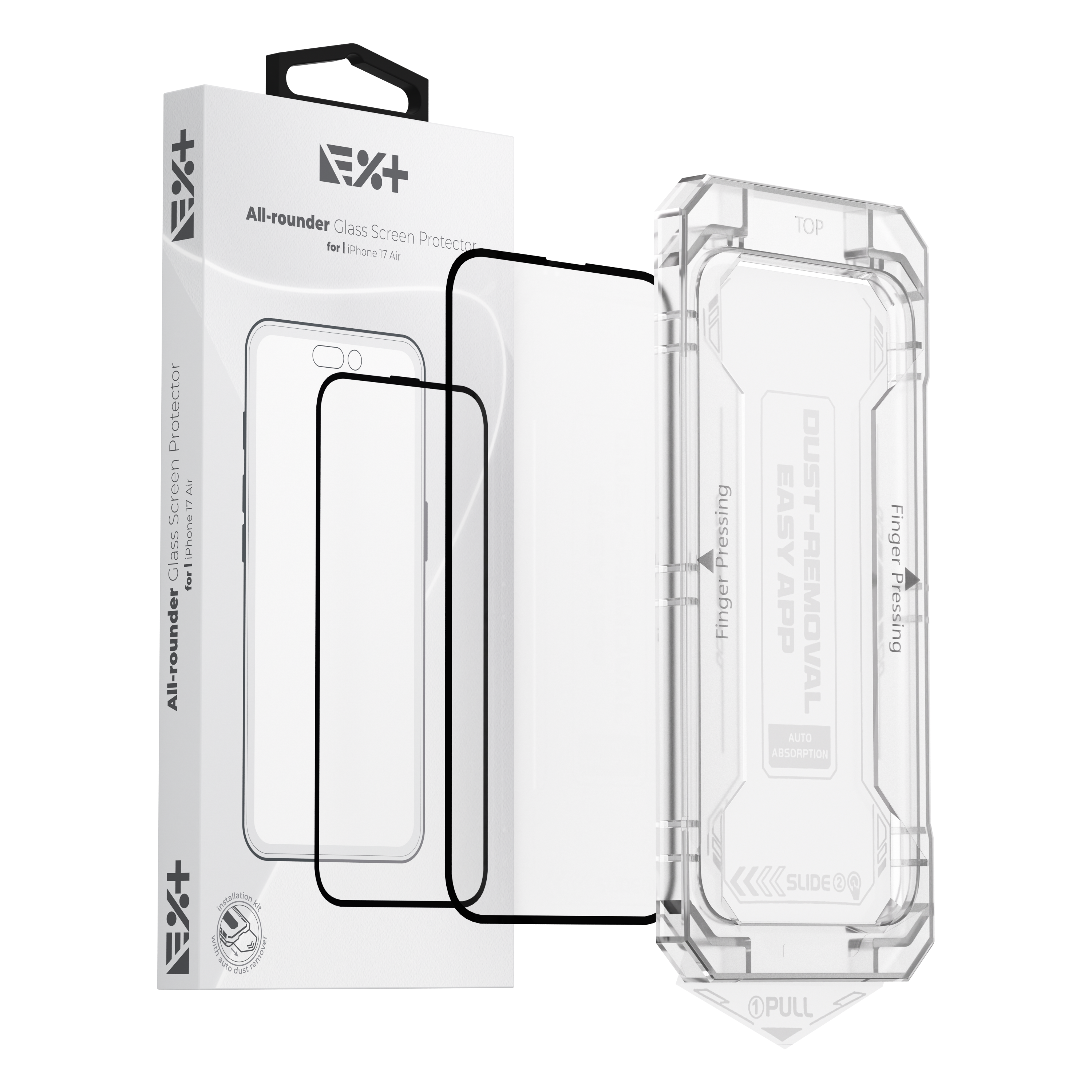 Protector de ecran din sticlă NOA all-rounder pentru iPhone 17 Air