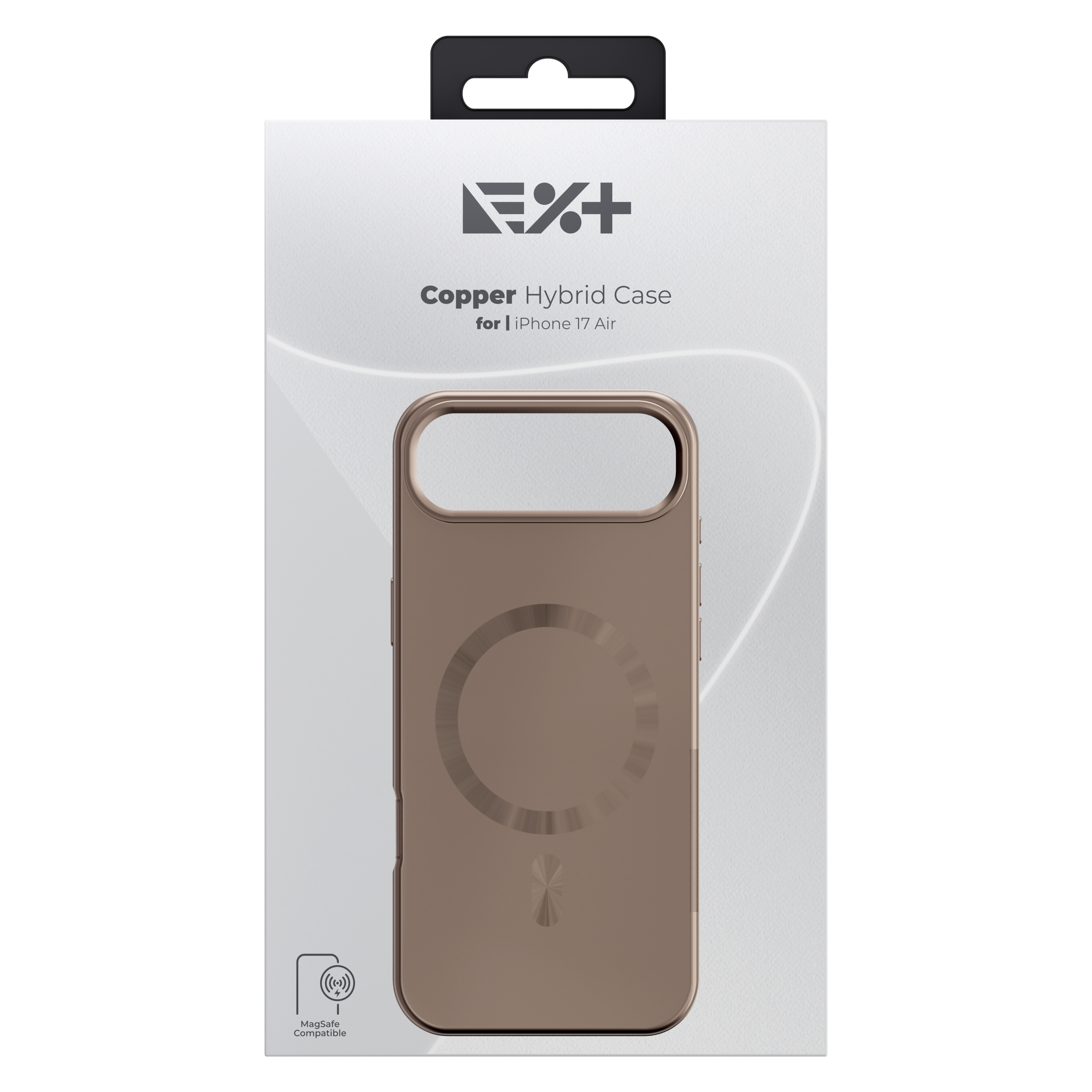 Husă de protecție hibridă NOA compatibilă MagSafe pentru iPhone 17 Air, Copper