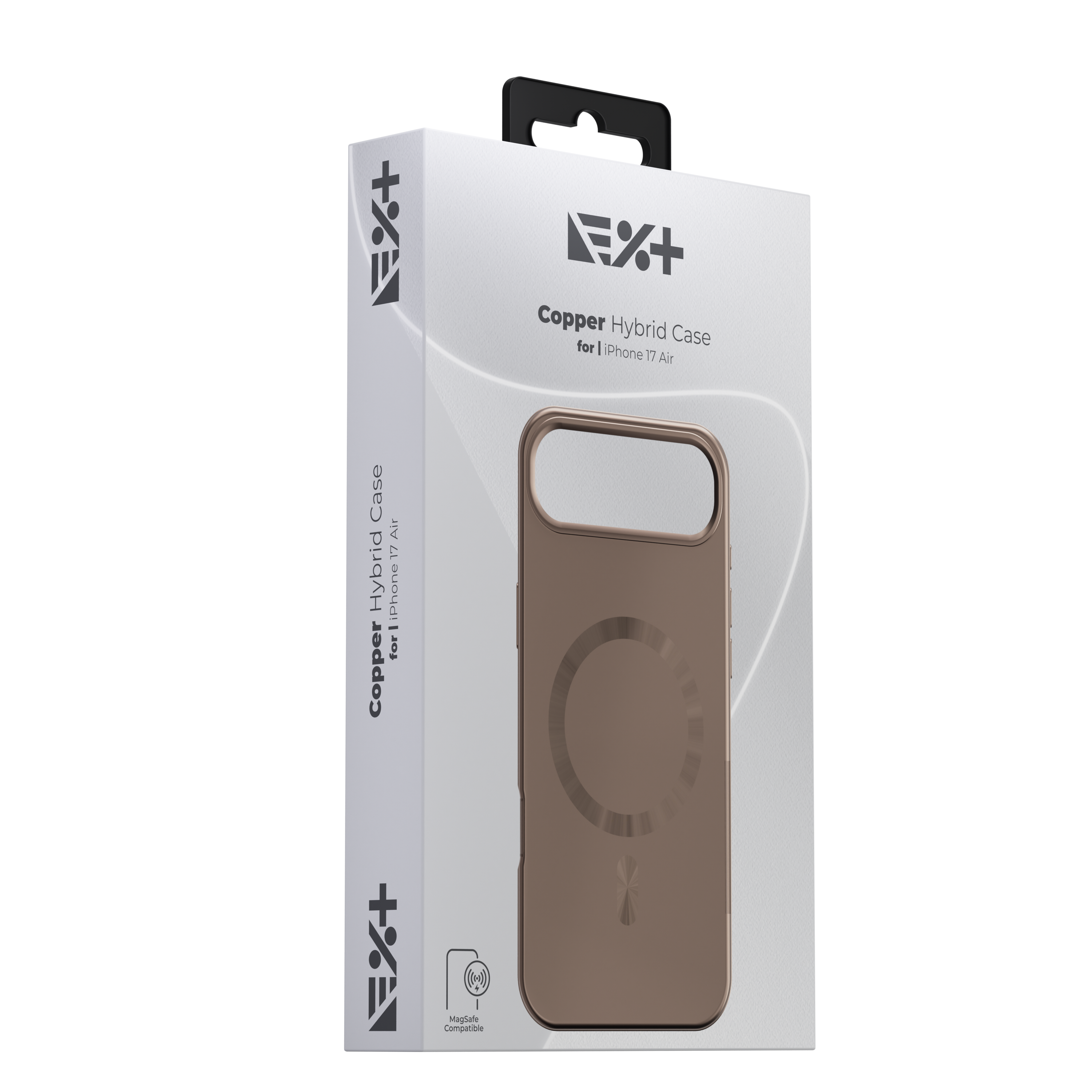 Husă de protecție hibridă NOA compatibilă MagSafe pentru iPhone 17 Air, Copper