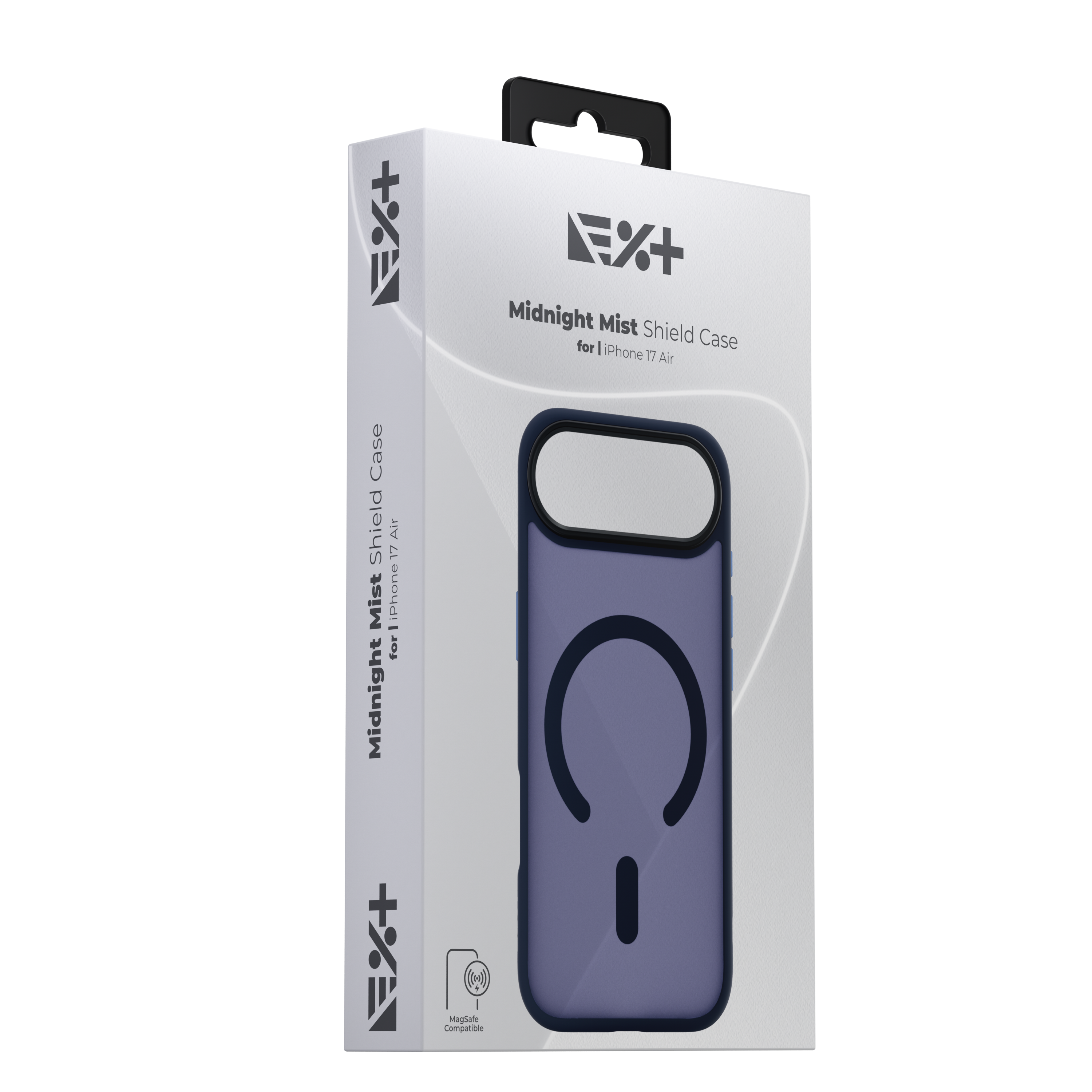 Husă de protecție NOA Mist Shield, compatibilă MagSafe, pentru iPhone 17 Air, Midnight
