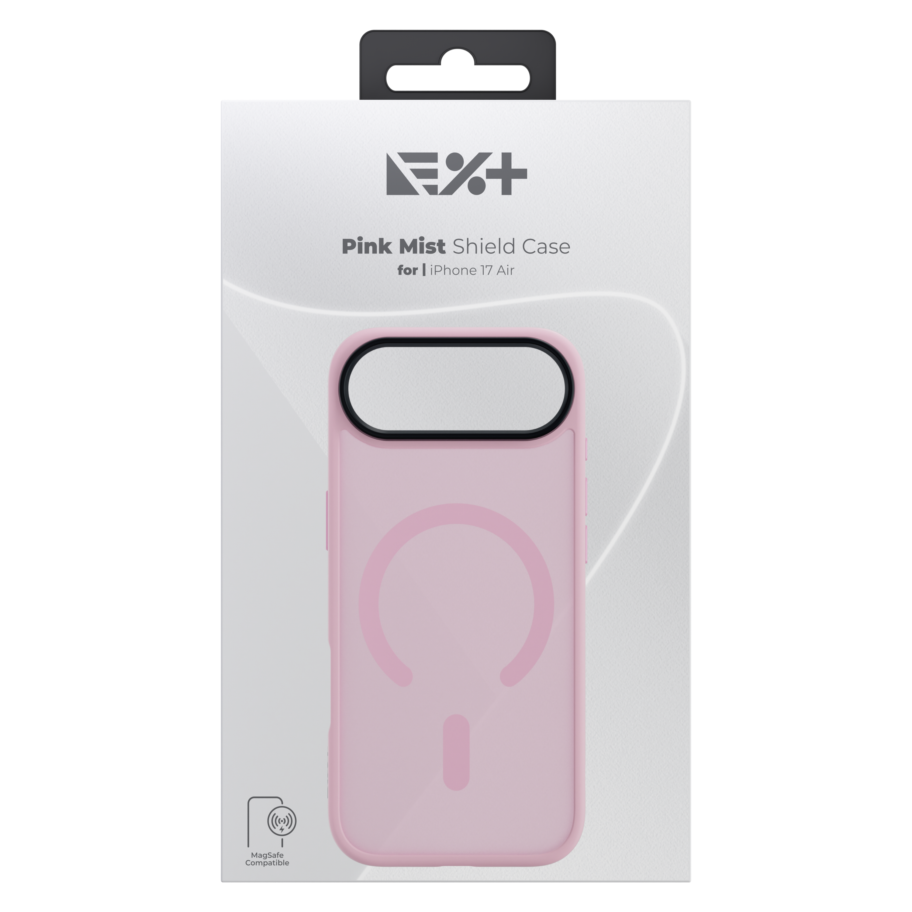 Husă de protecție NOA Mist Shield, compatibilă Magsafe, pentru Iphone 17 Air, Roz