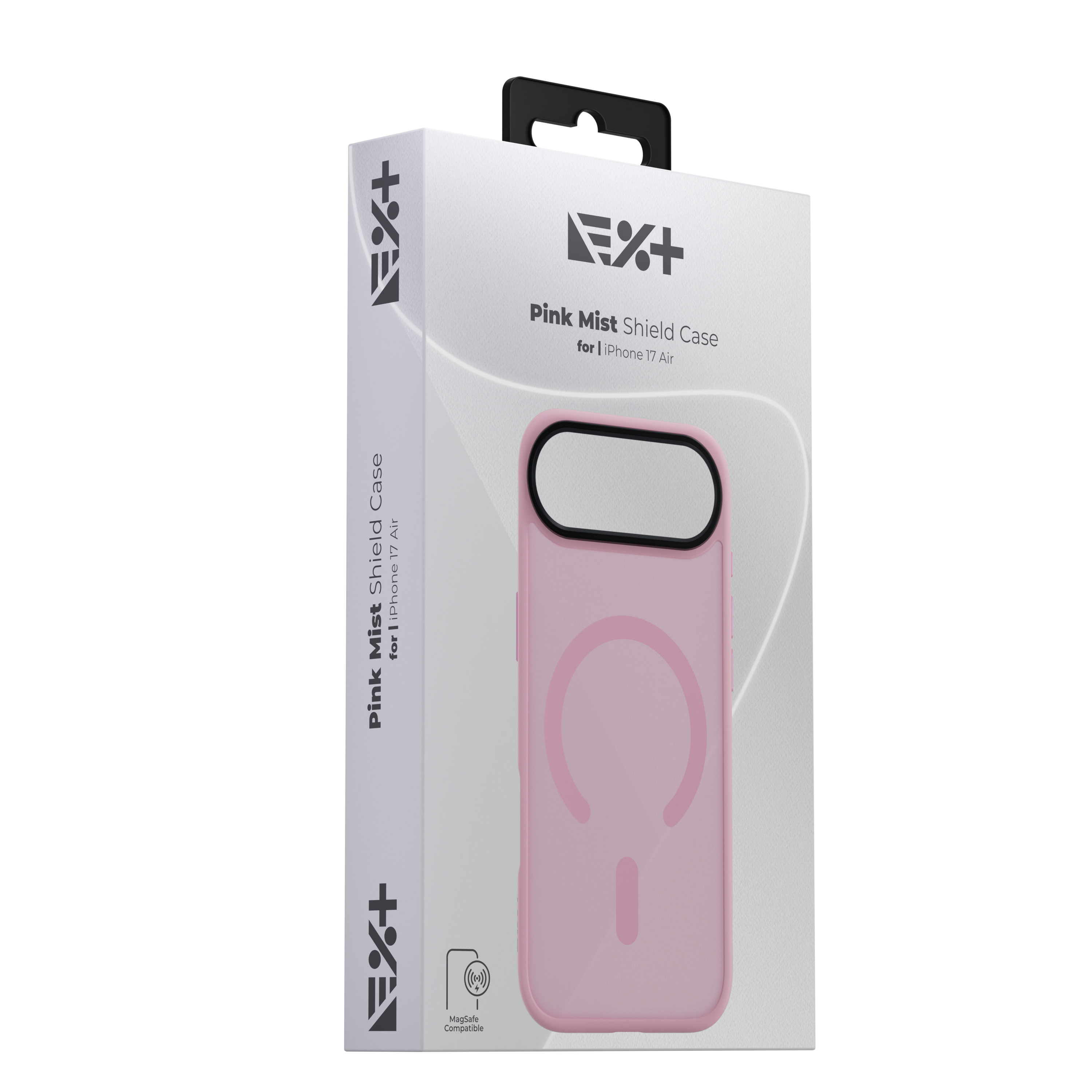 Husă de protecție NOA Mist Shield, compatibilă Magsafe, pentru Iphone 17 Air, Roz