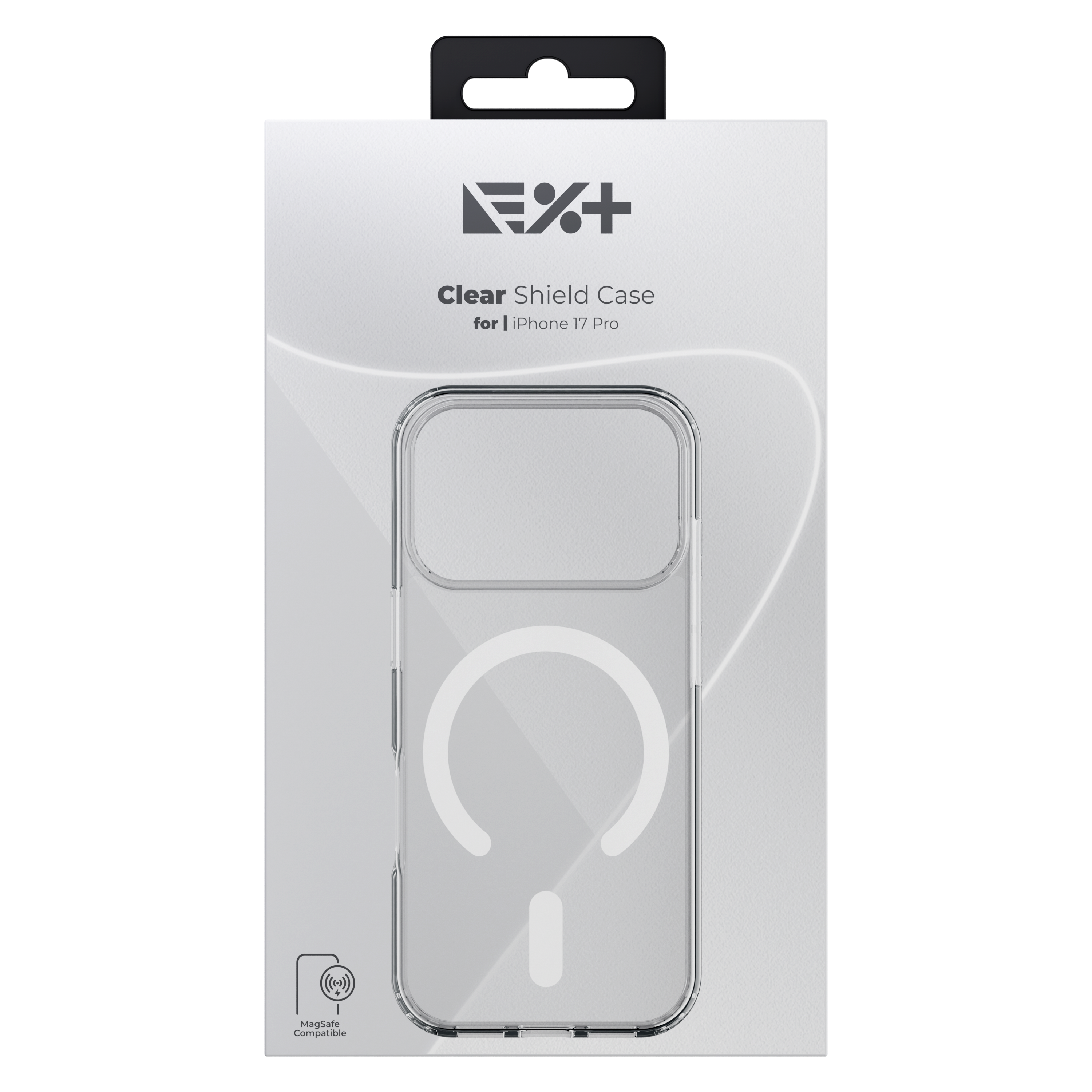Husă de protecție NOA Mist Shield, compatibilă Magsafe, pentru iPhone 17 Pro, Transparentă