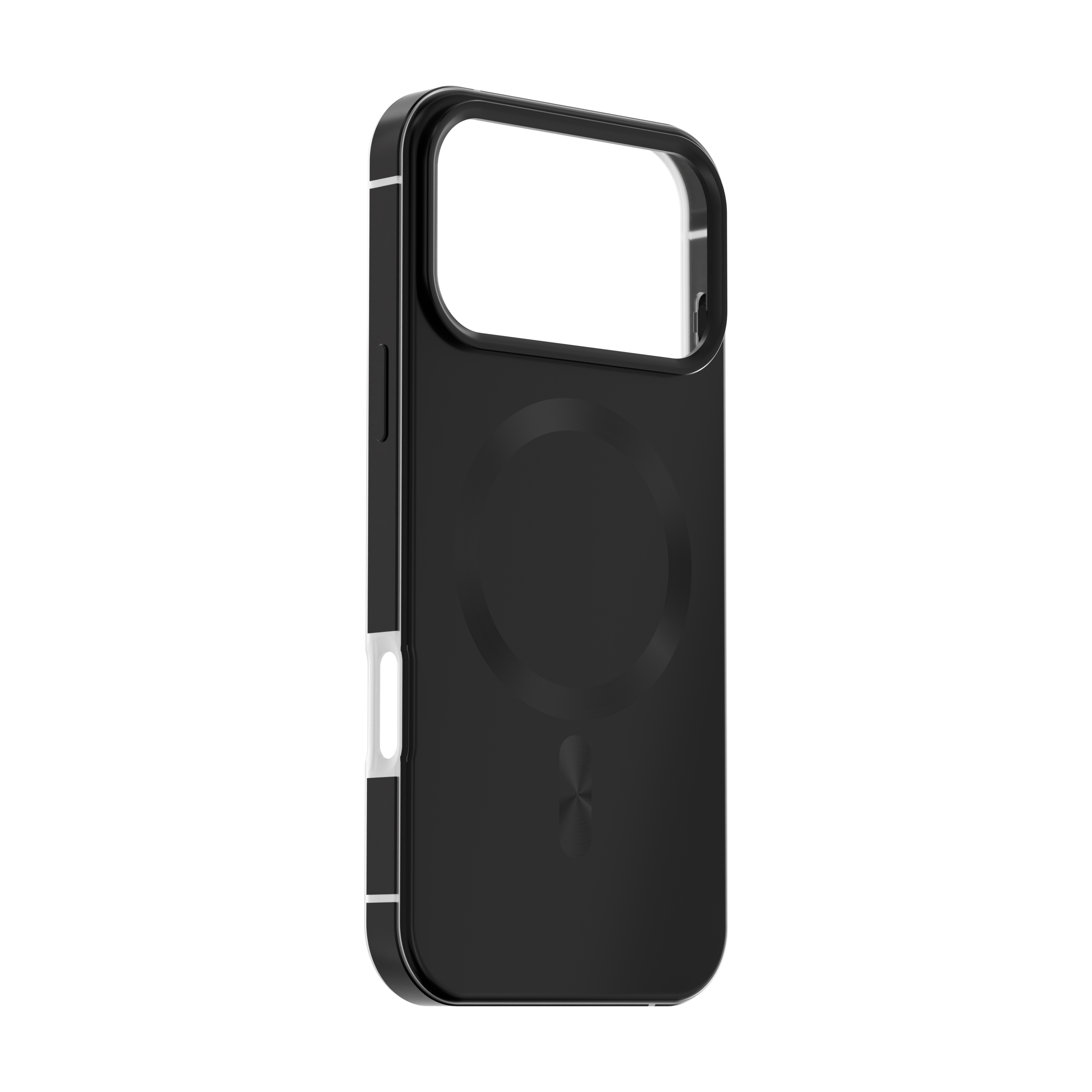 Husa de protecție hibridă NOA compatibilă cu MagSafe pentru iPhone 17 Pro, neagră