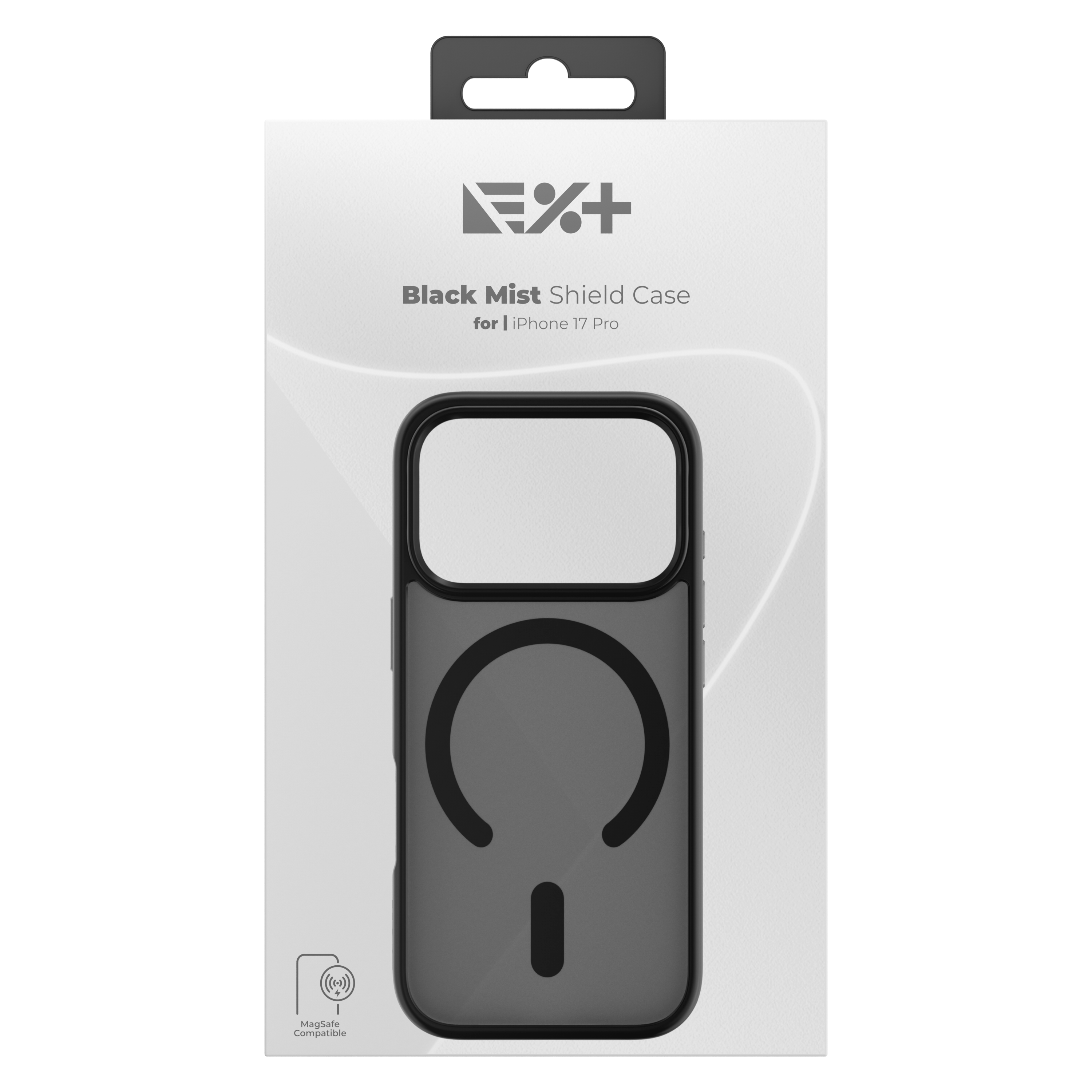 Husă de protecție NOA Mist Shield, compatibilă MagSafe, pentru Iphone 17 Pro, Negru
