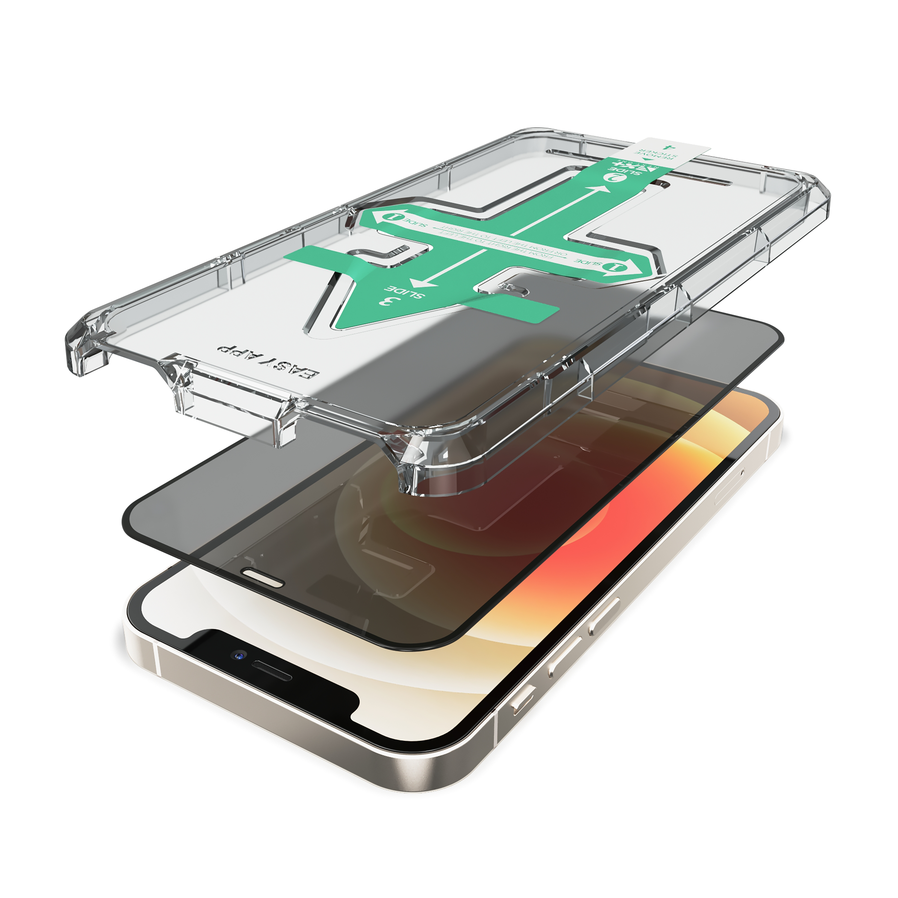Folie de protecție pentru intimitate NOA Privacy Glass pentru iPhone 12/12 Pro