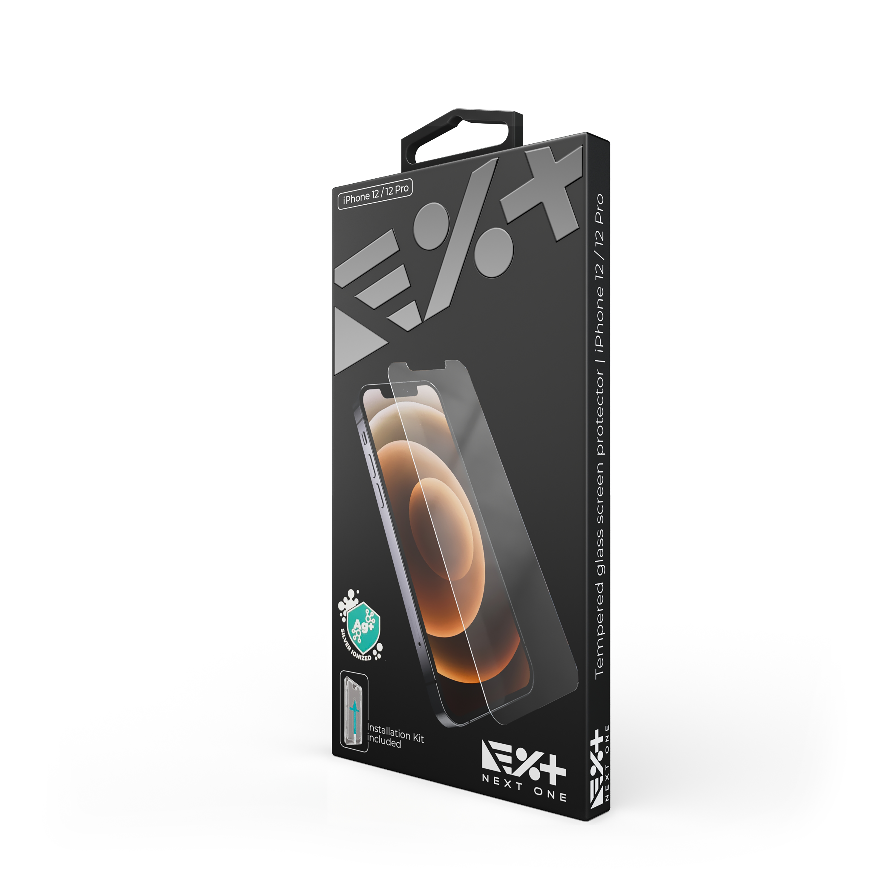 Folie de protecție din sticlă securizată NOA pentru iPhone 12/12 Pro