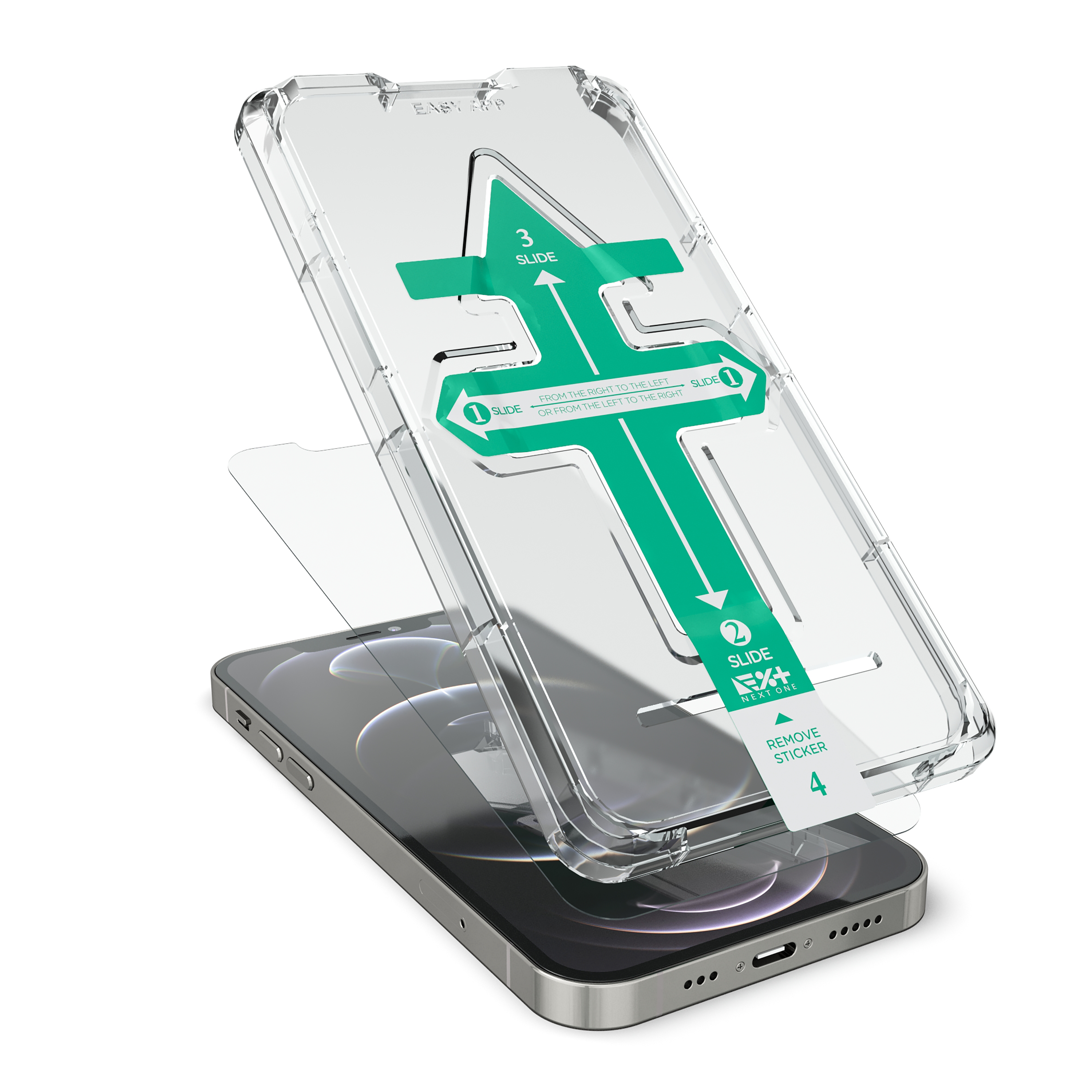 Folie de protecție din sticlă securizată NOA pentru iPhone 12 Pro Max