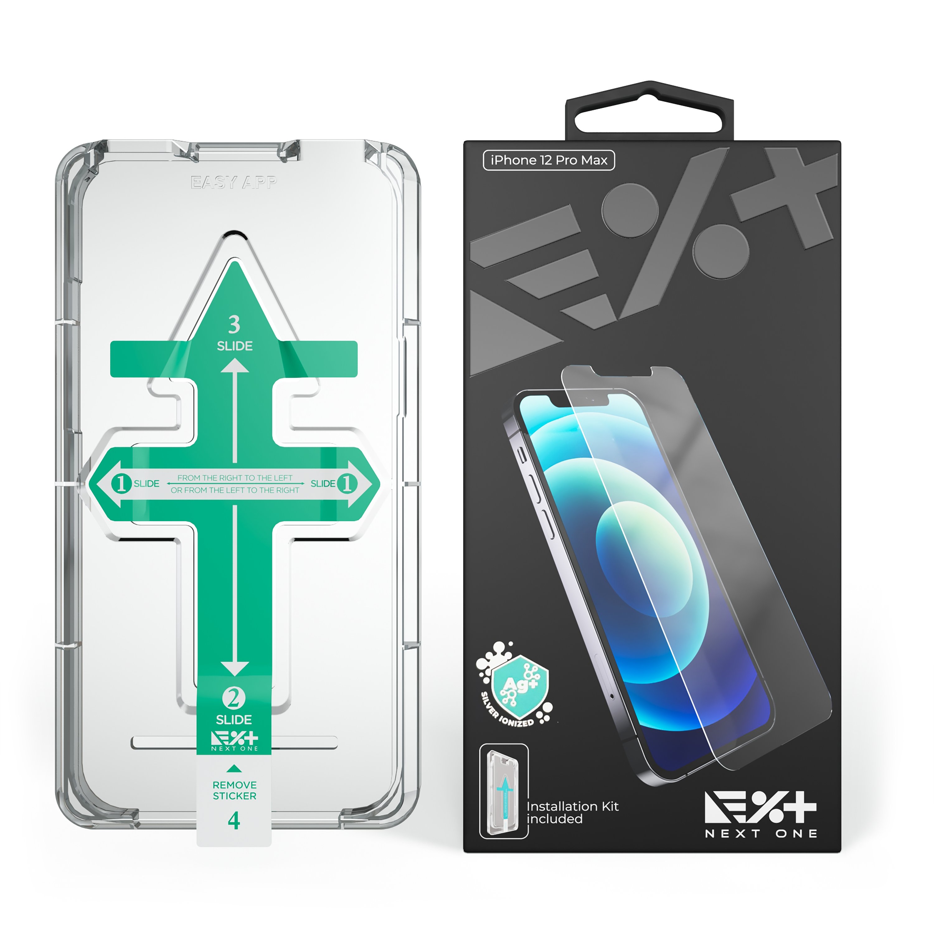 Folie de protecție din sticlă securizată NOA pentru iPhone 12 Pro Max