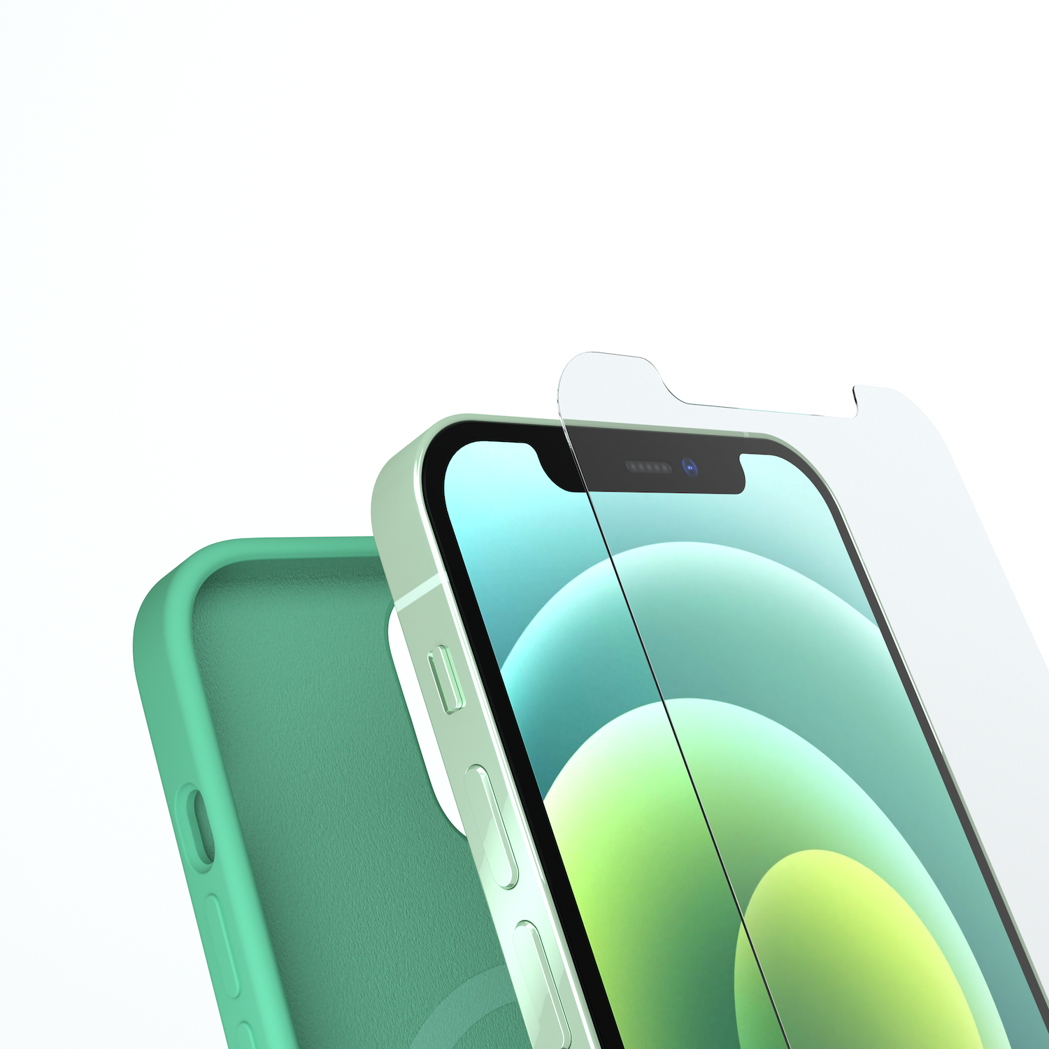 Folie de protecție din sticlă securizată NOA pentru iPhone 12/12 Pro