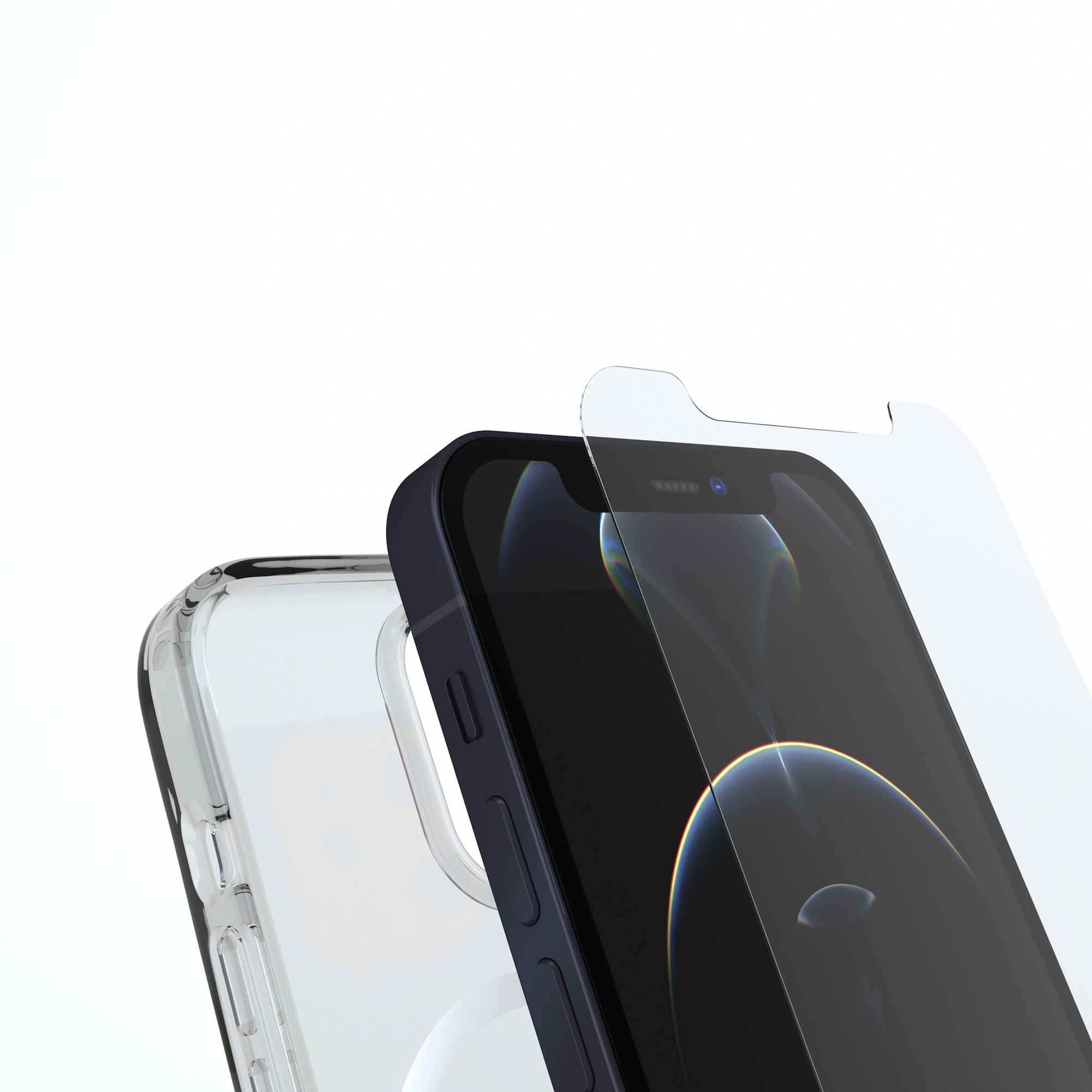Folie de protecție din sticlă securizată NOA pentru iPhone 12 Pro Max