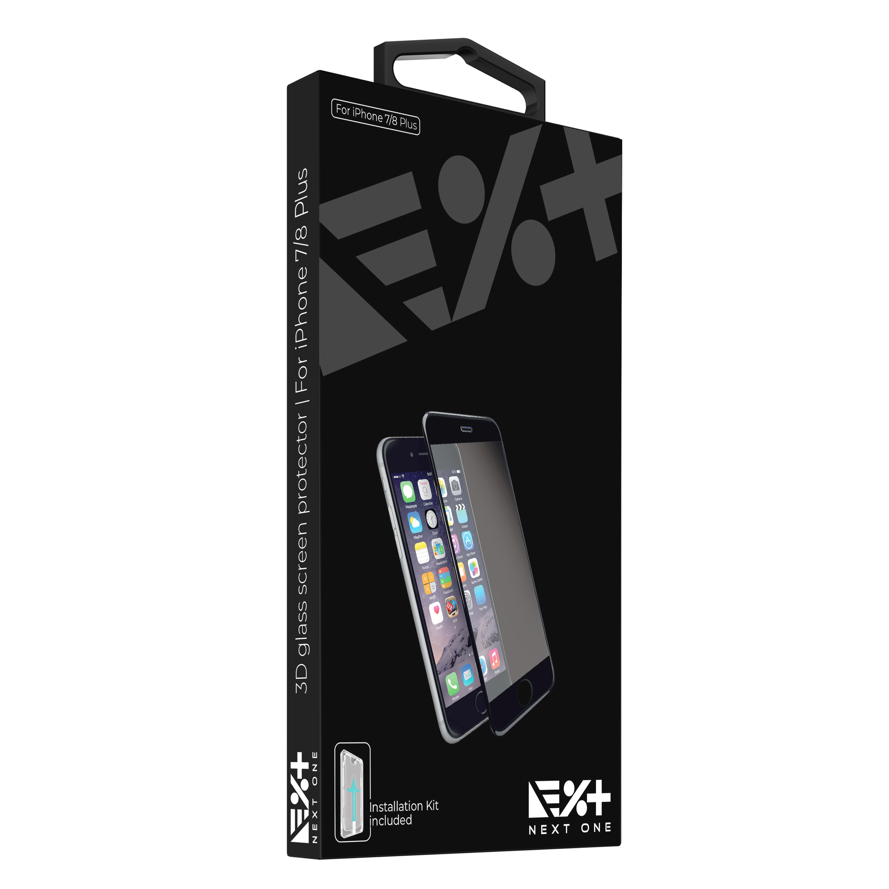 Folie din sticla 3D NOA pentru iPhone 7 Plus / 8 Plus