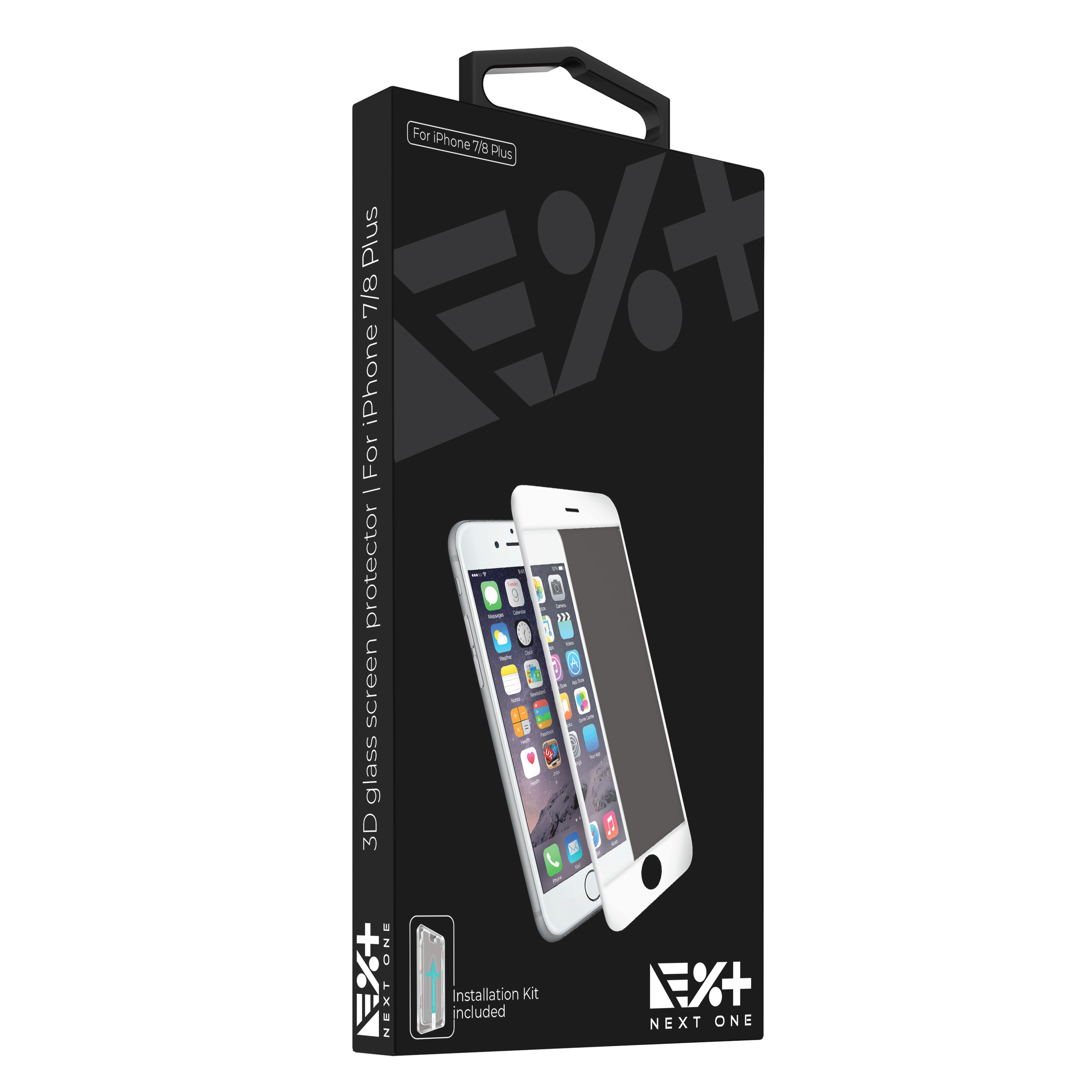 Folie din sticla 3D NOA pentru iPhone 7 Plus / 8 Plus