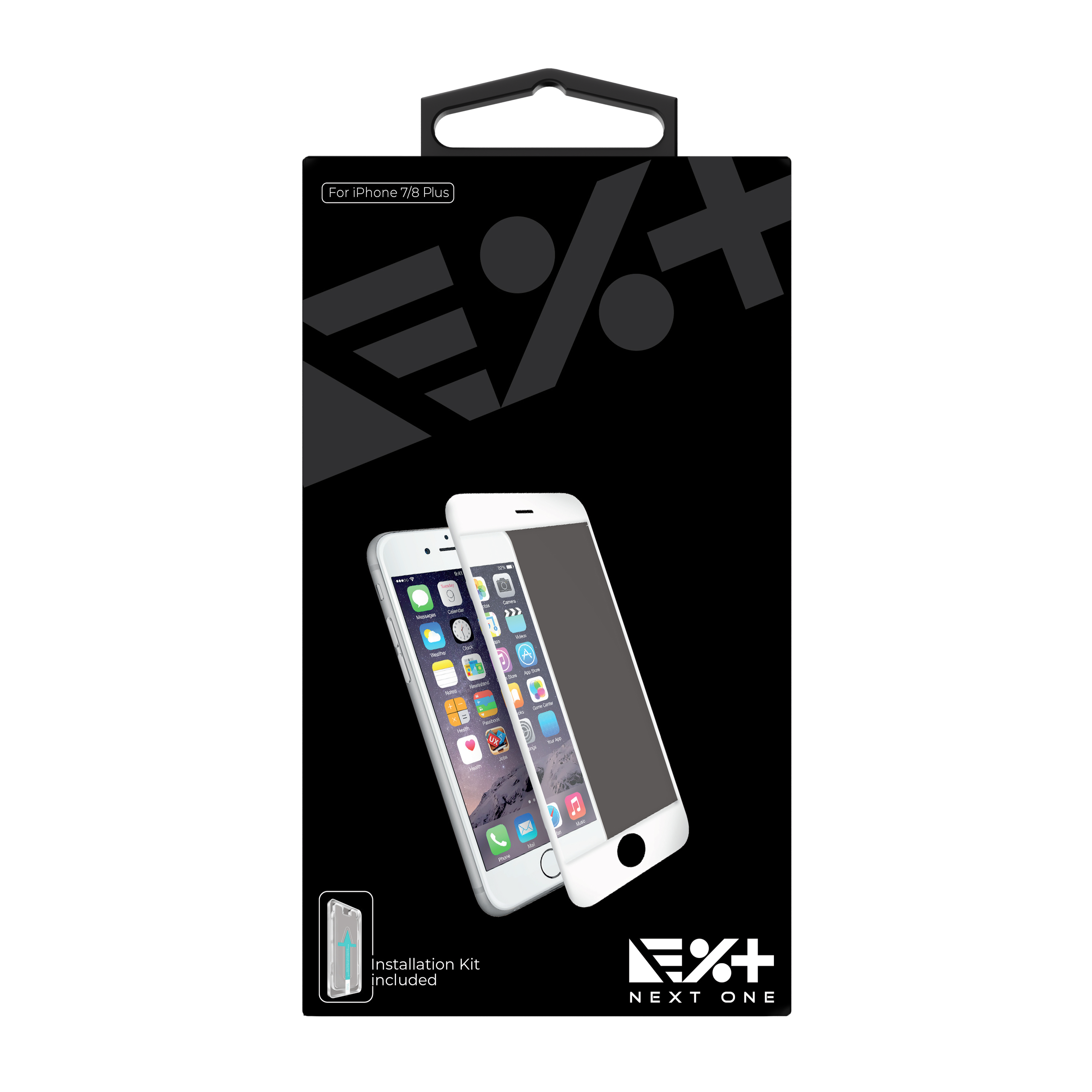 Folie din sticla 3D NOA pentru iPhone 7 Plus / 8 Plus