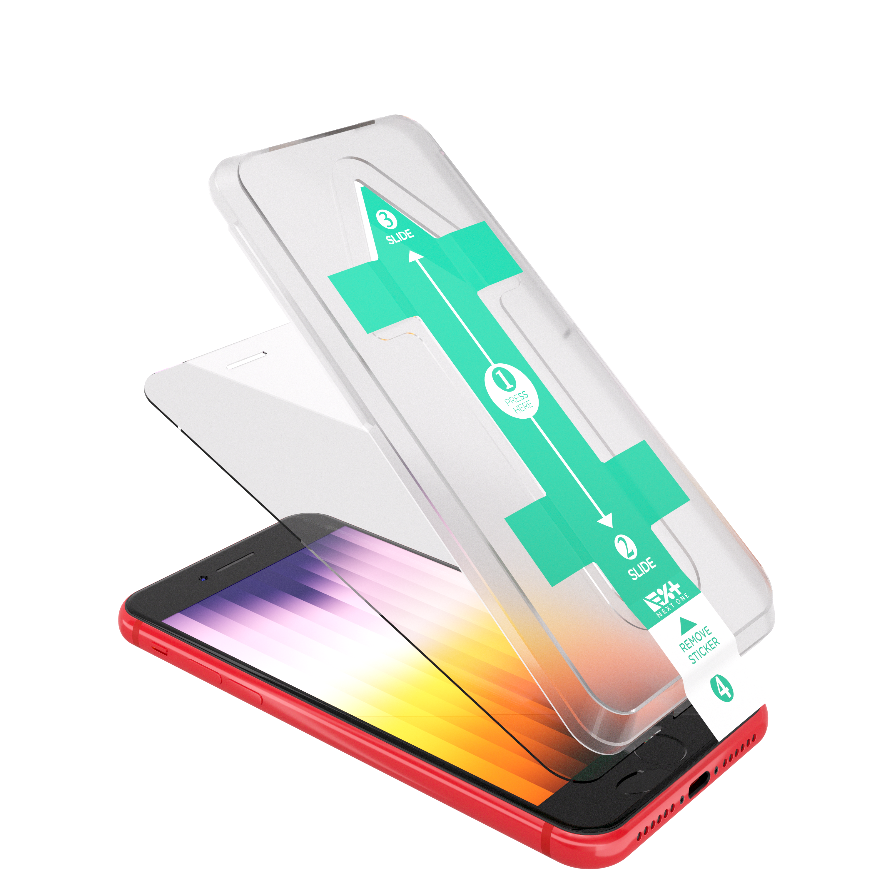 Folie din sticla 3D NOA pentru iPhone SE2/SE3
