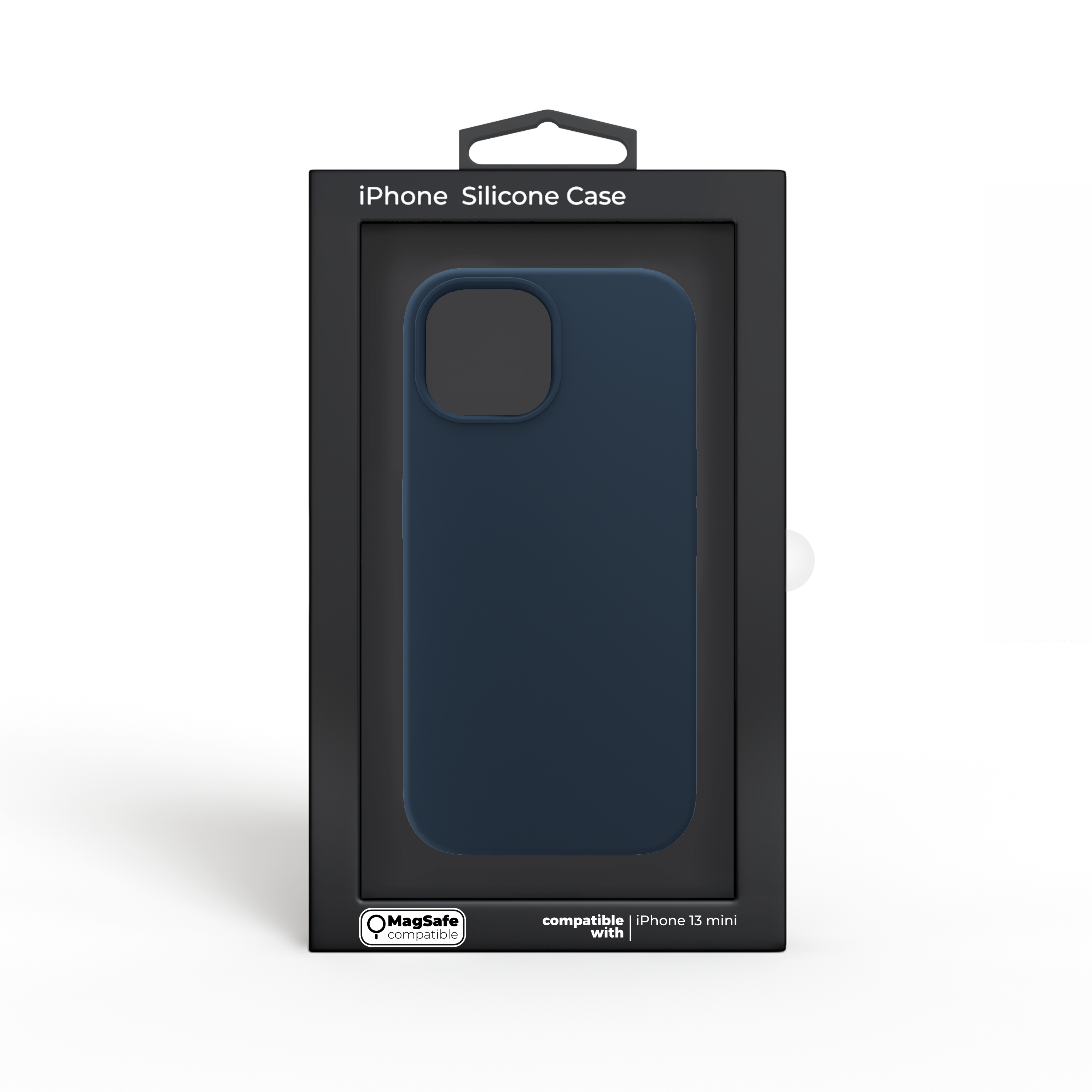 Husa NOA din silicon pentru iPhone 13 Mini | compatibila MagSafe, Albastra