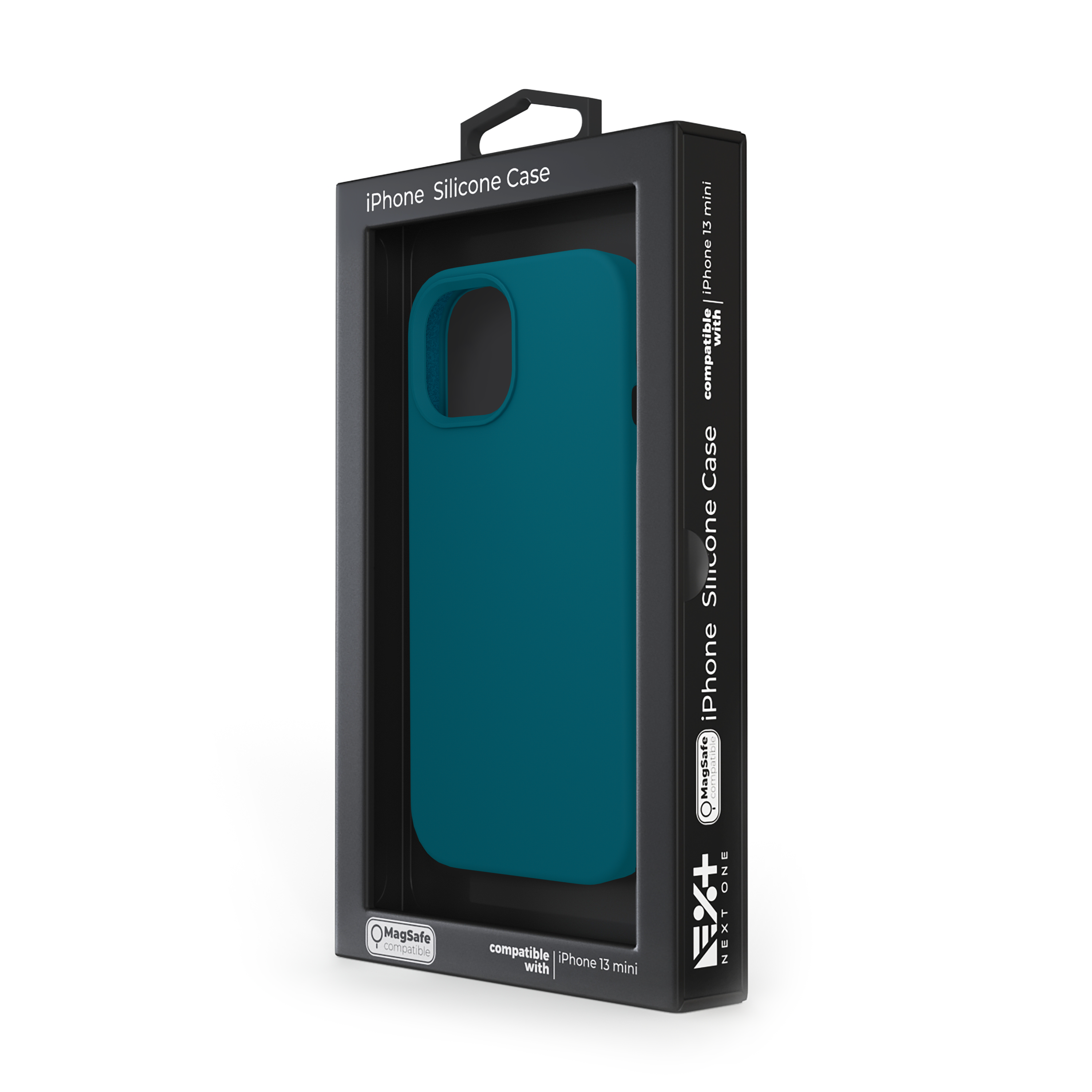 Husa NOA din silicon pentru iPhone 13 Mini | compatibila MagSafe, Verde