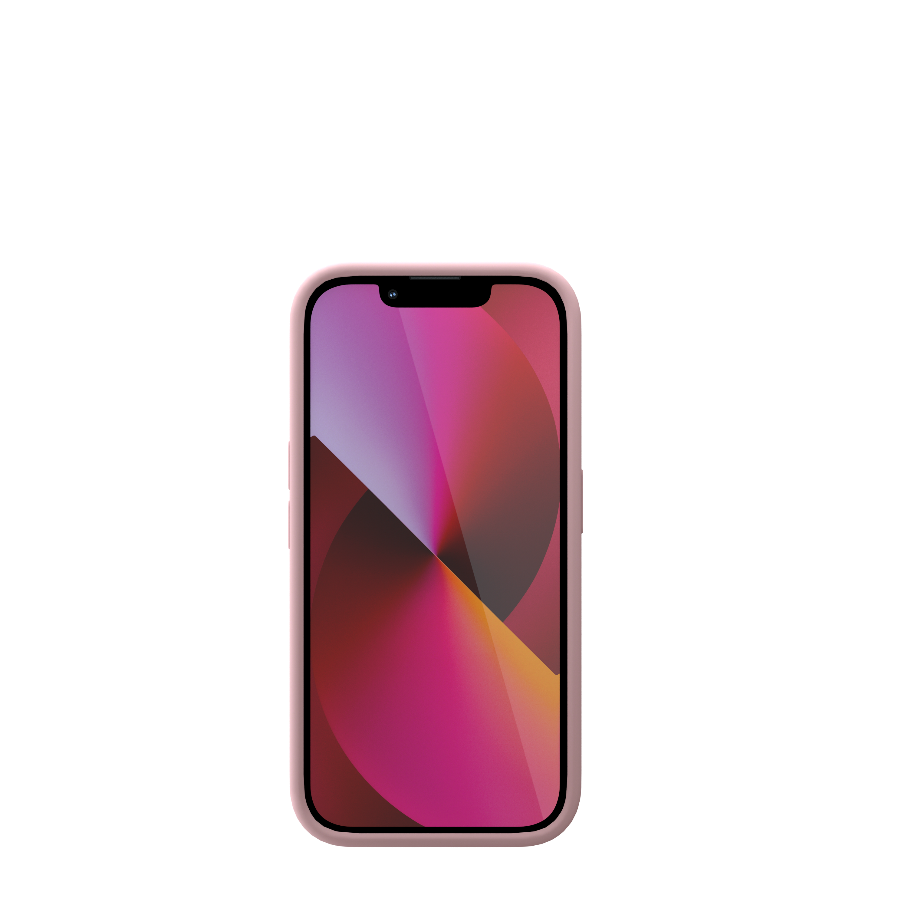 Husa NOA din silicon pentru iPhone 13 Mini | compatibila MagSafe, Roz