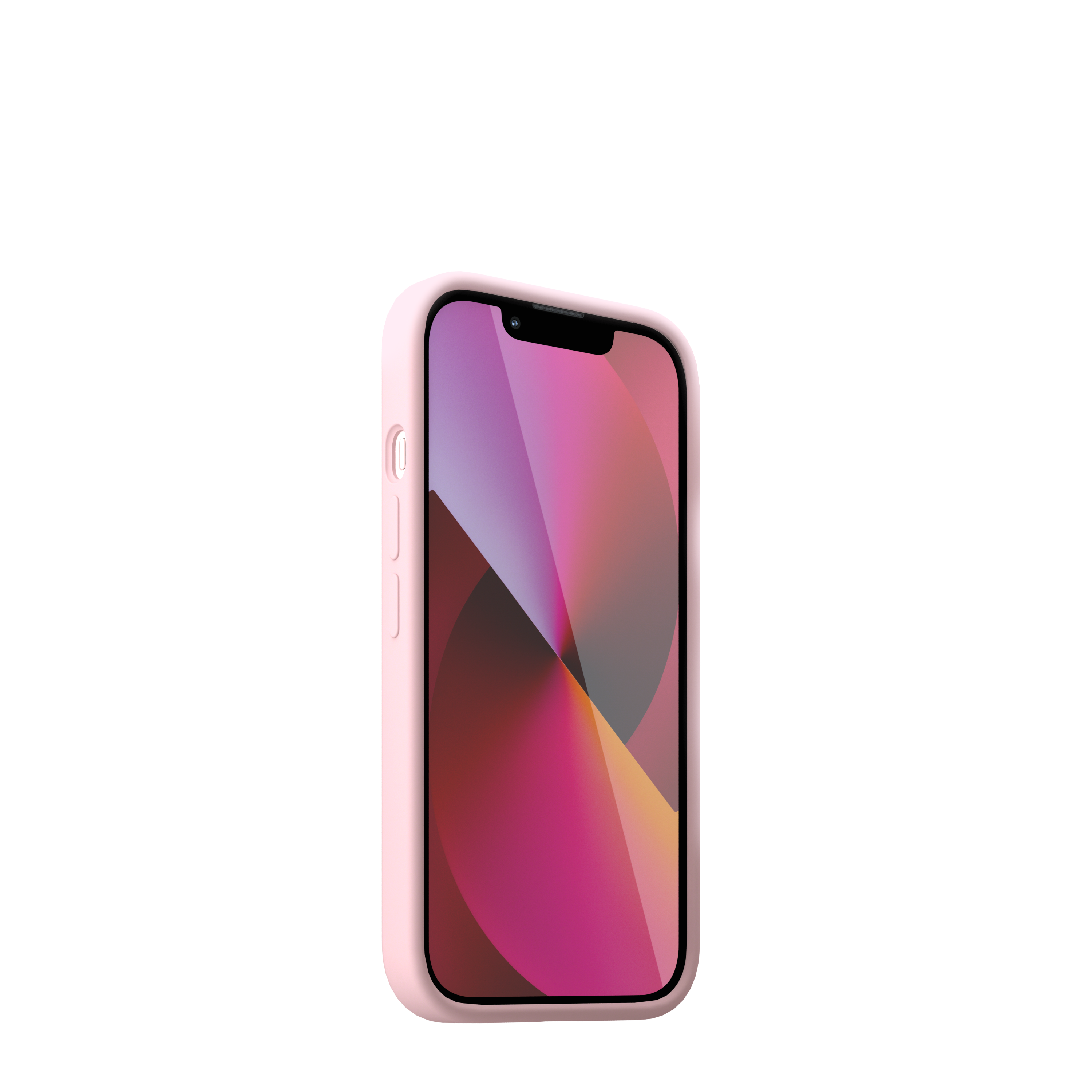 Husa NOA din silicon pentru iPhone 13 Mini | compatibila MagSafe, Roz