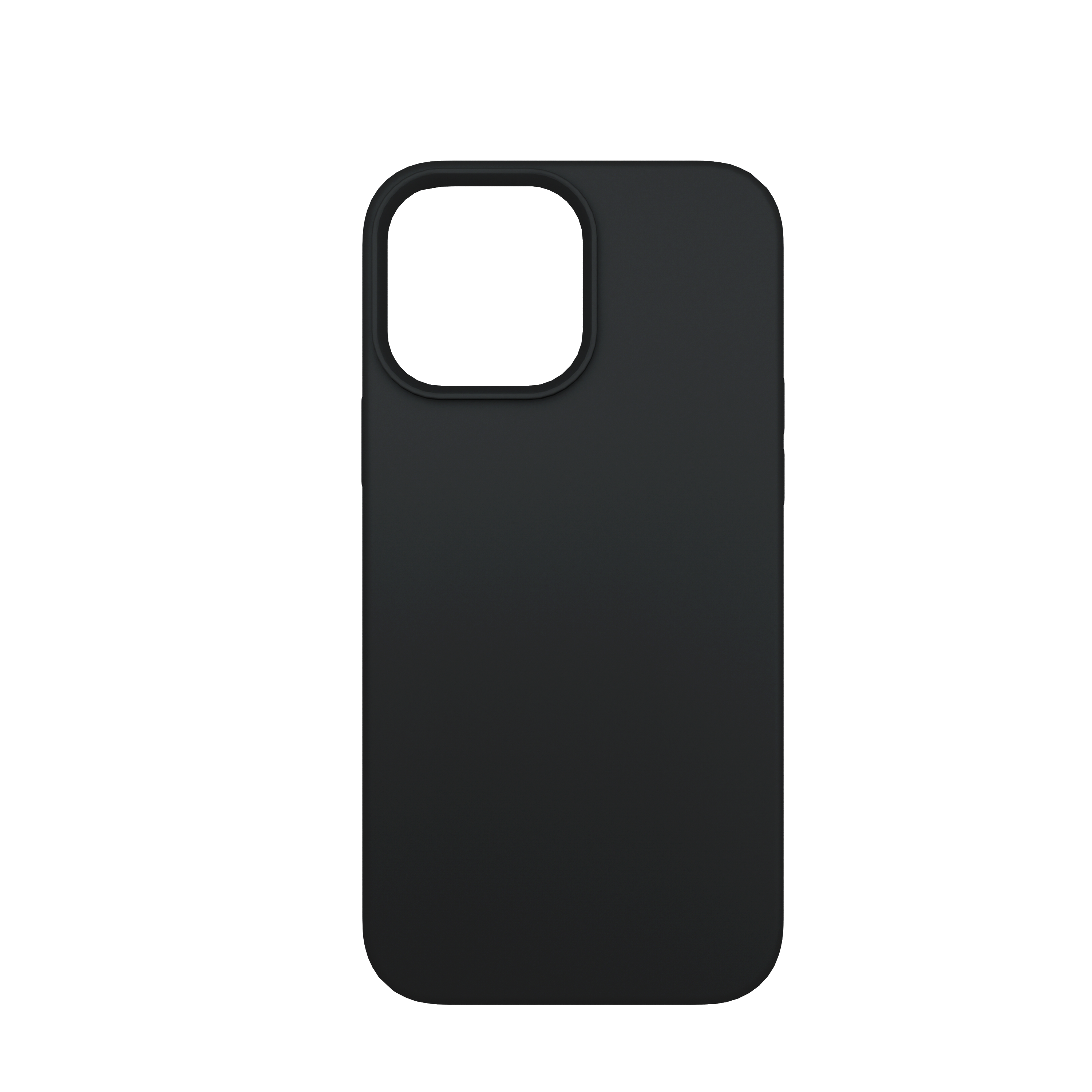 Husa din silicon NOA pentru iPhone 13 | compatibila MagSafe, Neagra