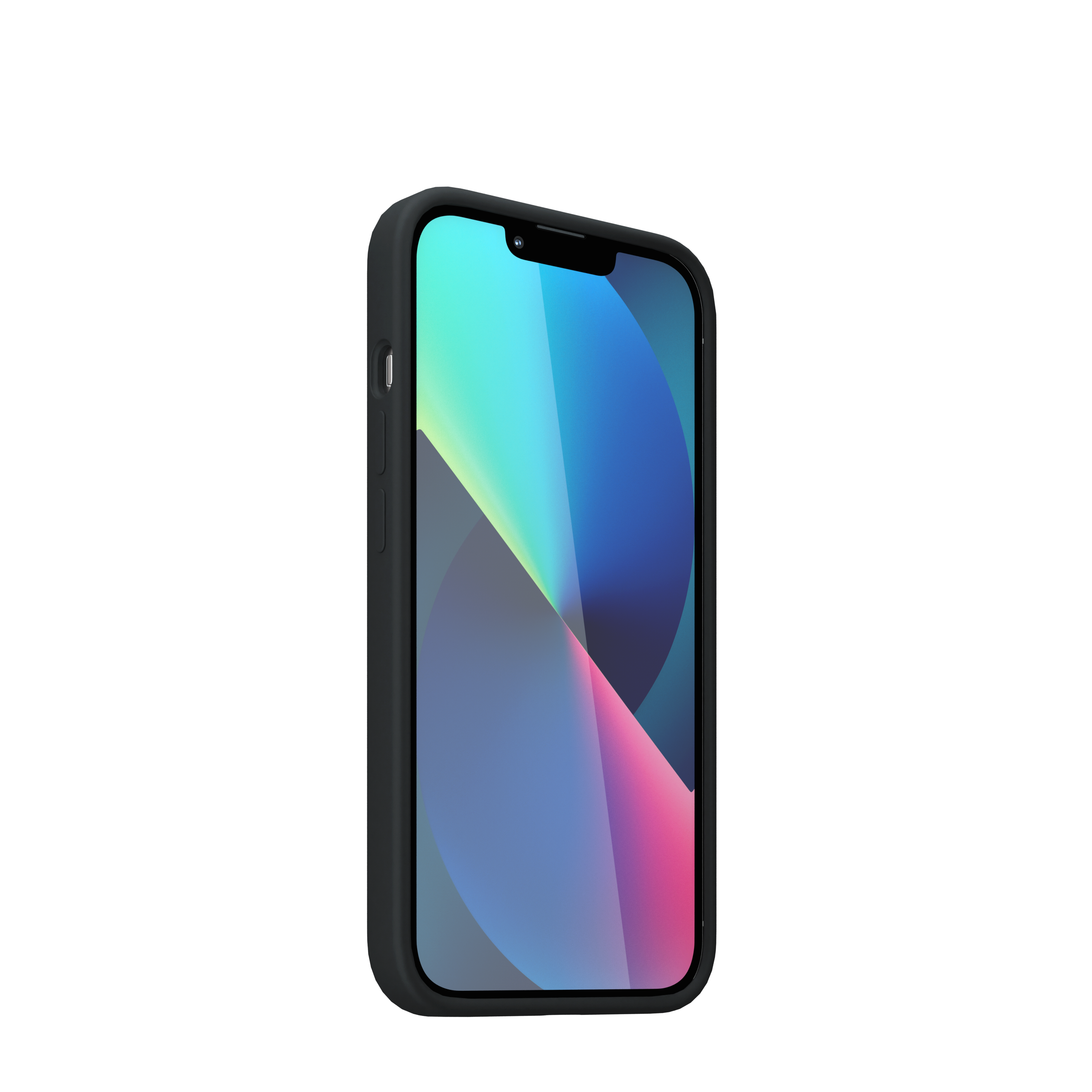 Husa din silicon NOA pentru iPhone 13 | compatibila MagSafe, Neagra