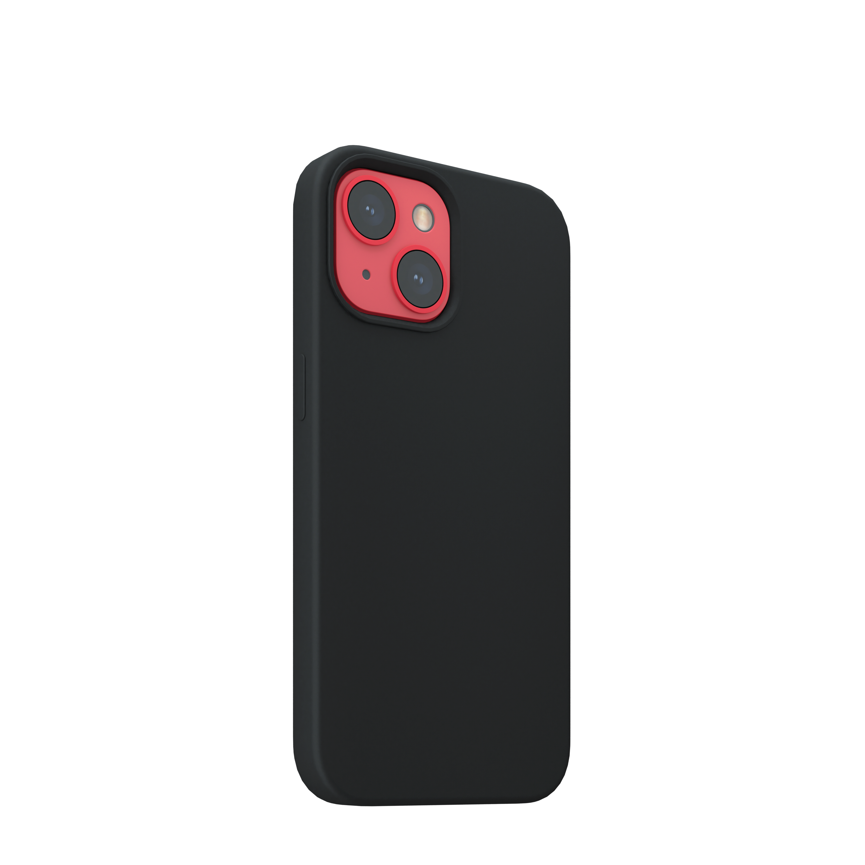 Husa din silicon NOA pentru iPhone 13 | compatibila MagSafe, Neagra