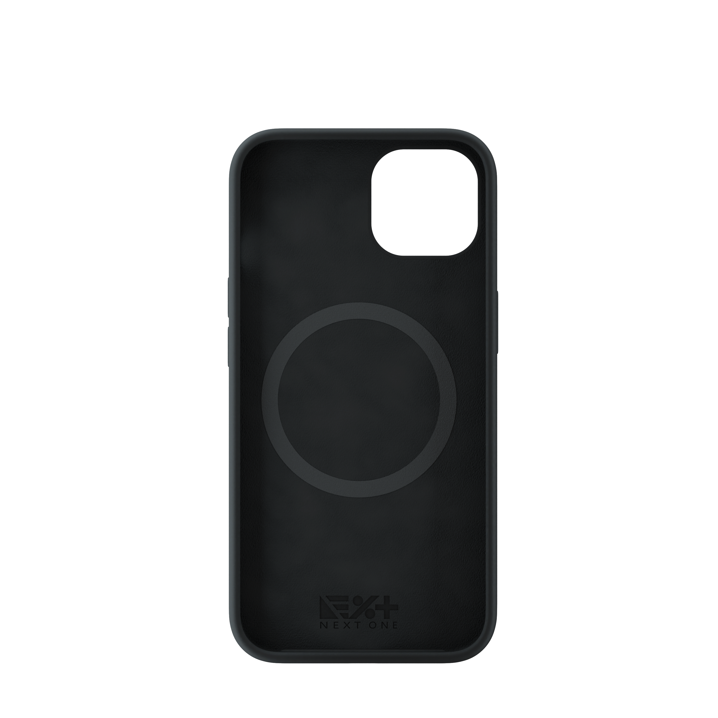 Husa din silicon NOA pentru iPhone 13 | compatibila MagSafe, Neagra