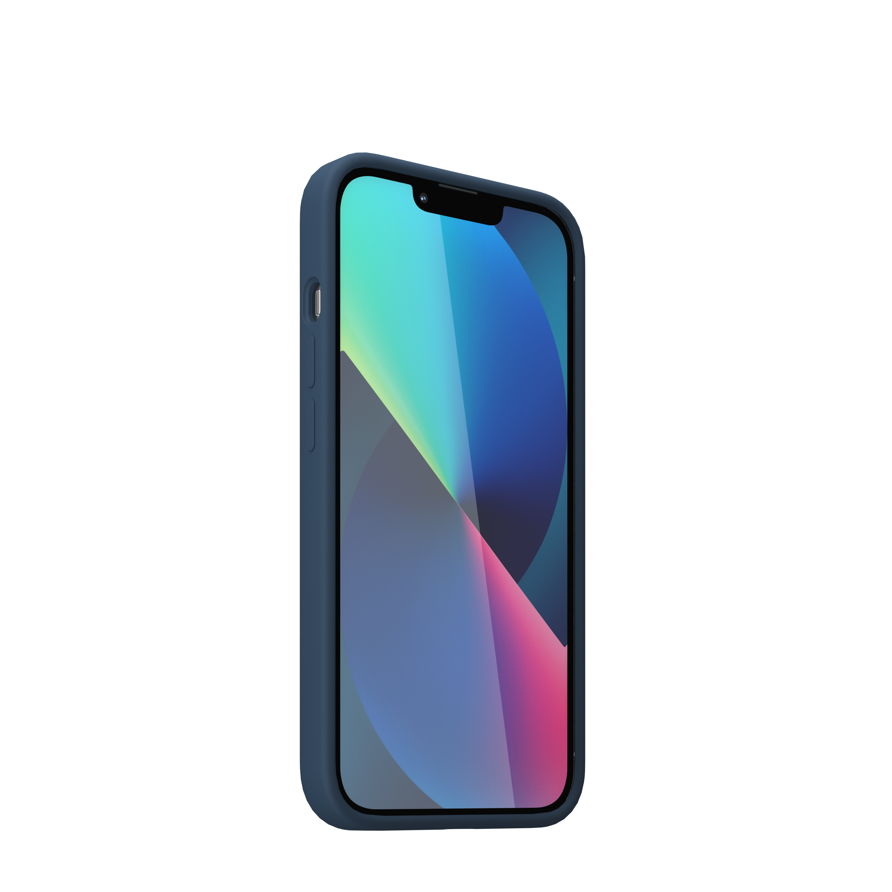 Husa din silicon NOA pentru iPhone 13 | compatibila MagSafe, Albastra