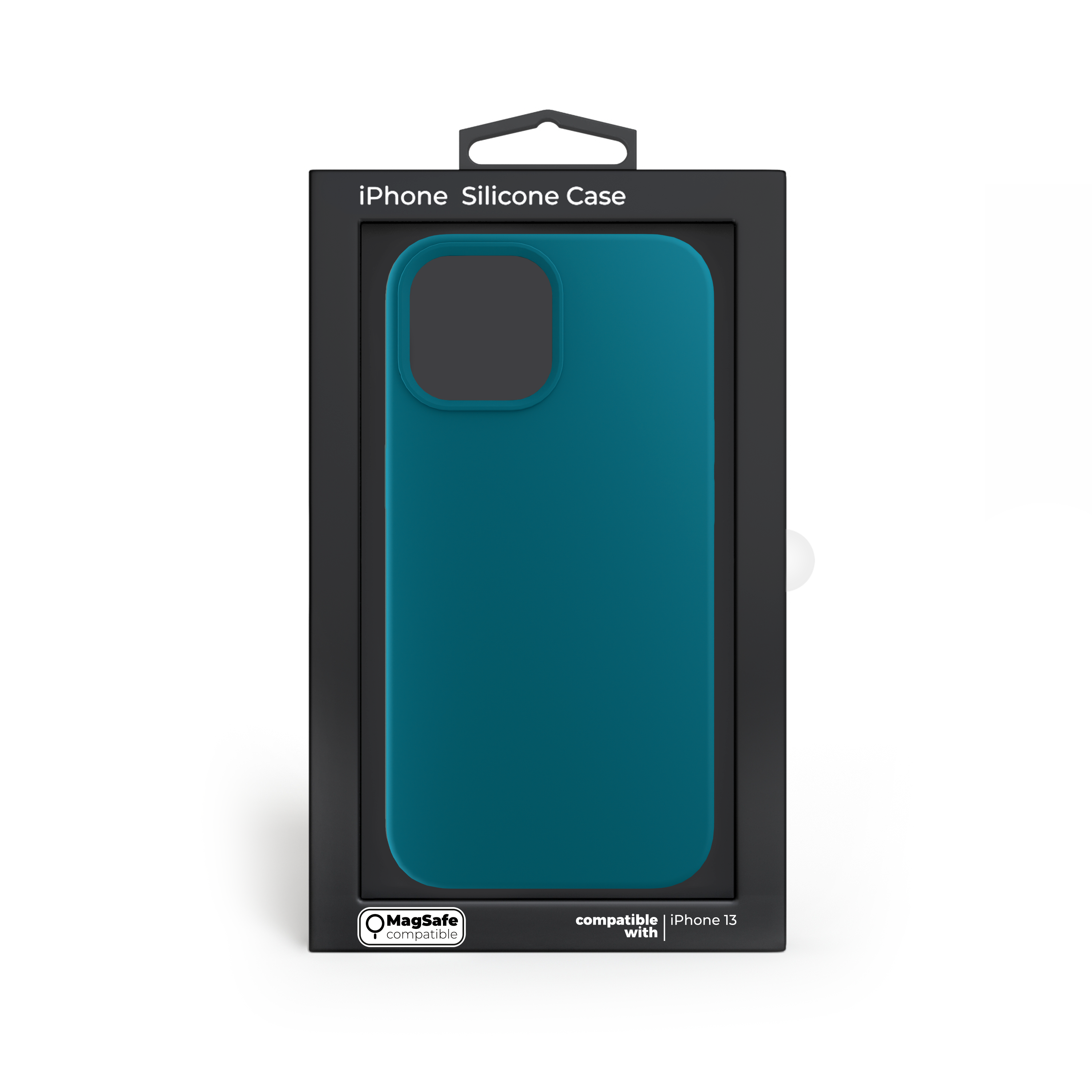 Husa din silicon NOA pentru iPhone 13 | compatibila MagSafe, Verde