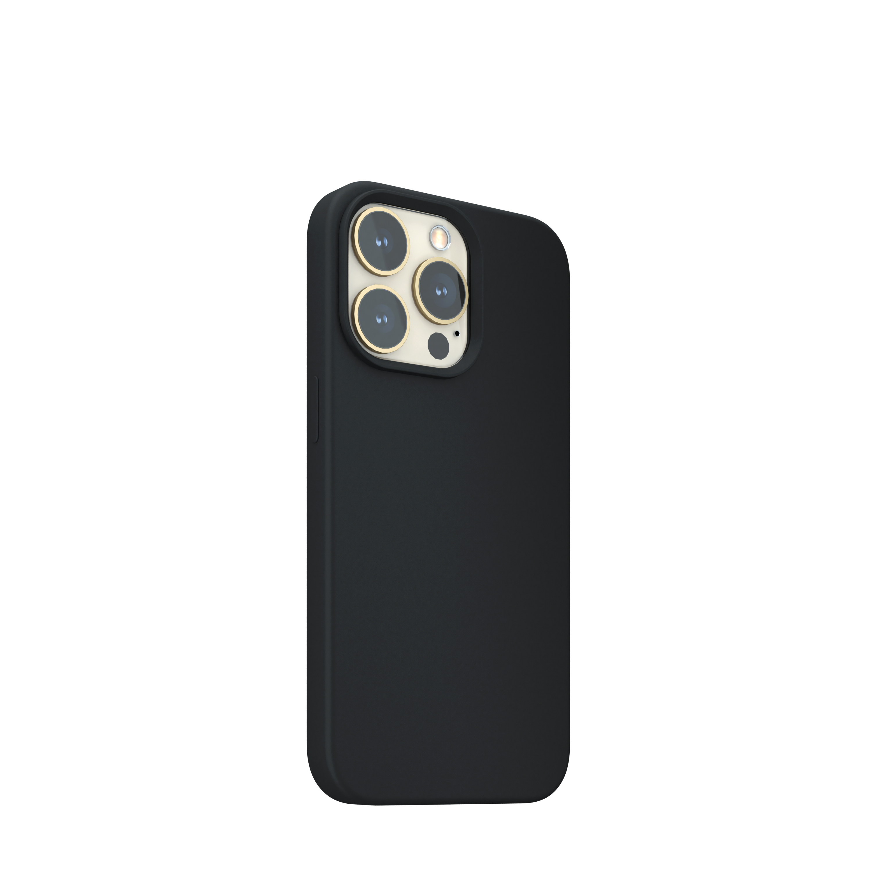 Husa NOA din silicon pentru iPhone 13 Pro | compatibila MagSafe, Neagra