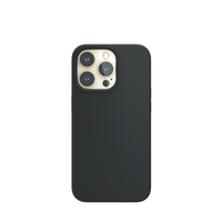 Husa NOA din silicon pentru iPhone 13 Pro | compatibila MagSafe, Neagra