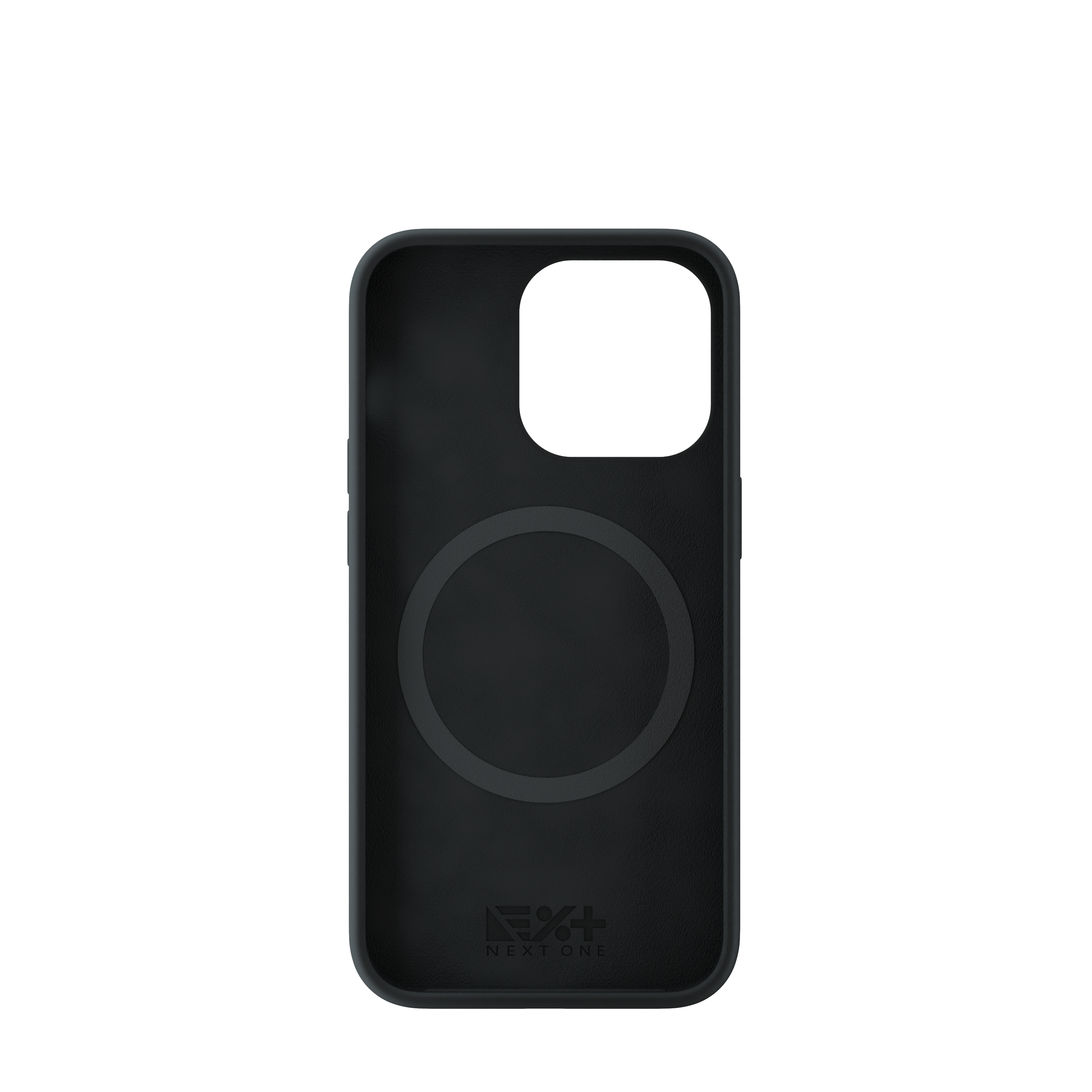 Husa NOA din silicon pentru iPhone 13 Pro | compatibila MagSafe, Neagra