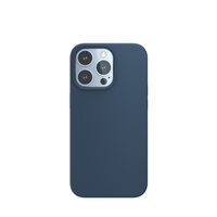 Husa NOA din silicon pentru iPhone 13 Pro | compatibila MagSafe, Albastra