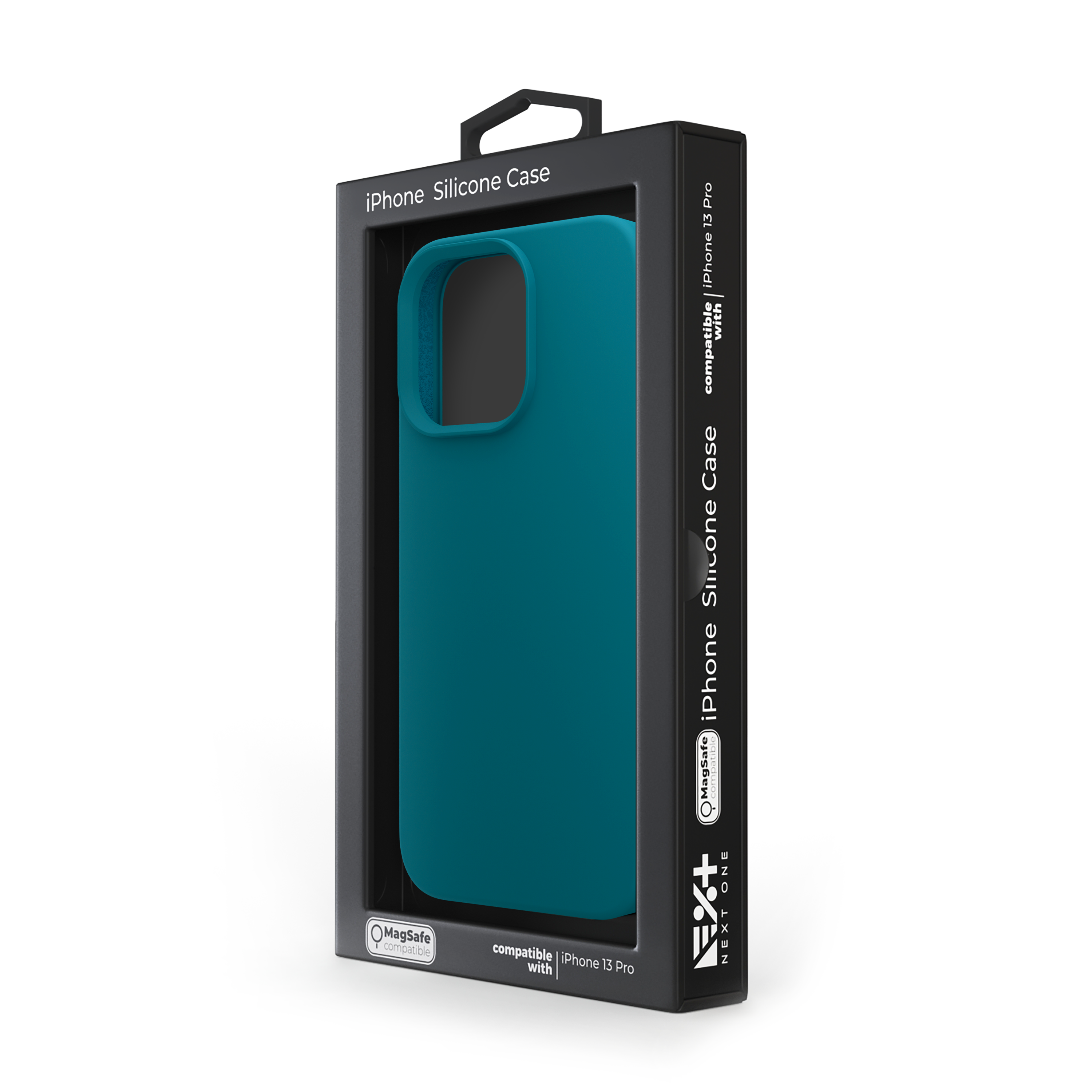Husa NOA din silicon pentru iPhone 13 Pro | compatibila MagSafe, Verde