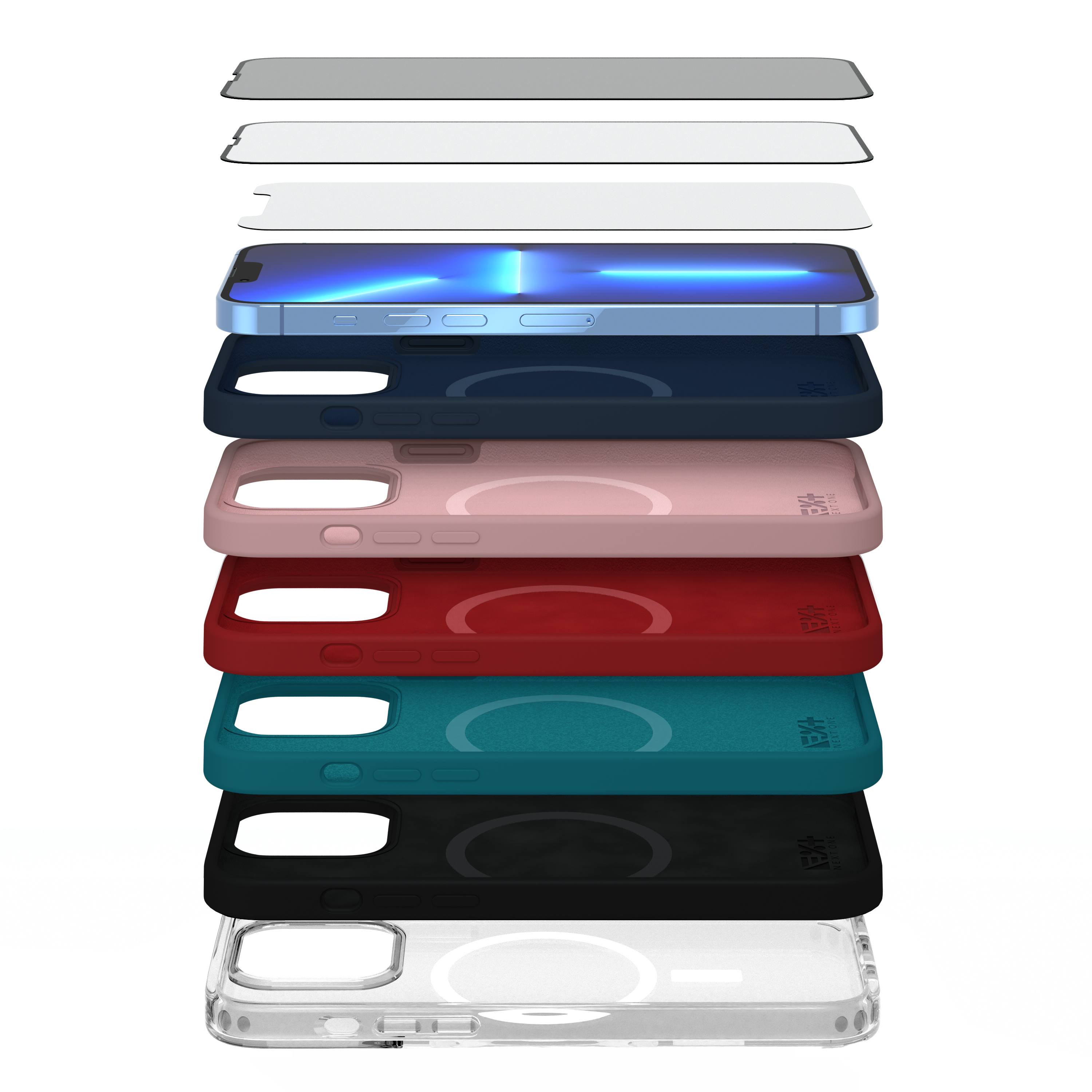 Husa NOA din silicon pentru iPhone 13 Pro | compatibila MagSafe, Verde