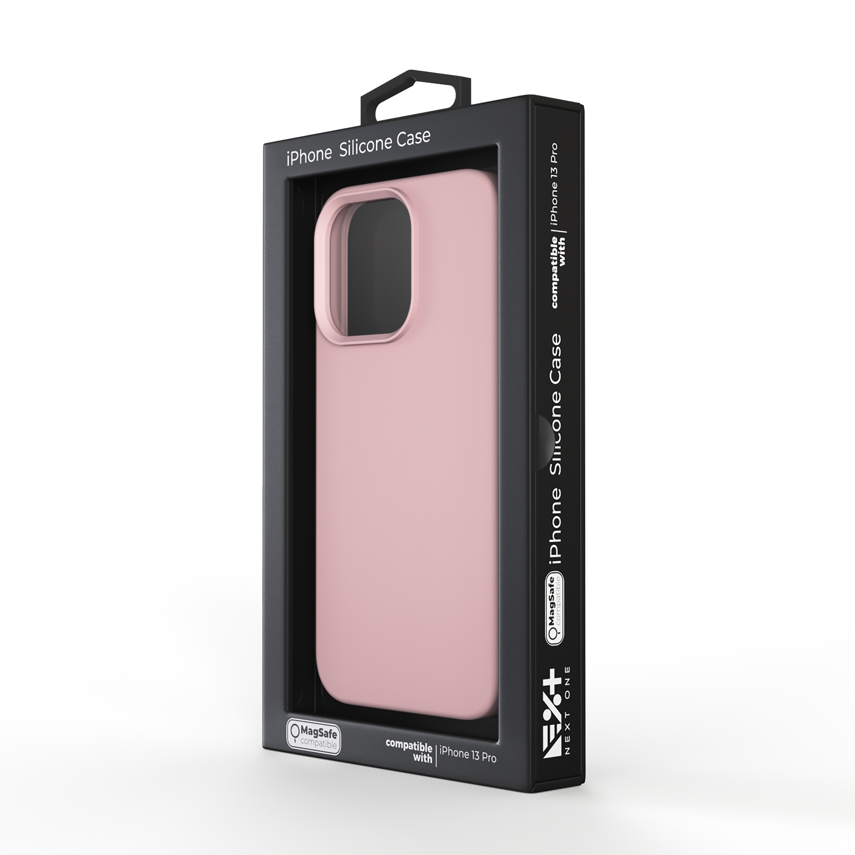 Husa NOA din silicon pentru iPhone 13 Pro | compatibila MagSafe, Roz