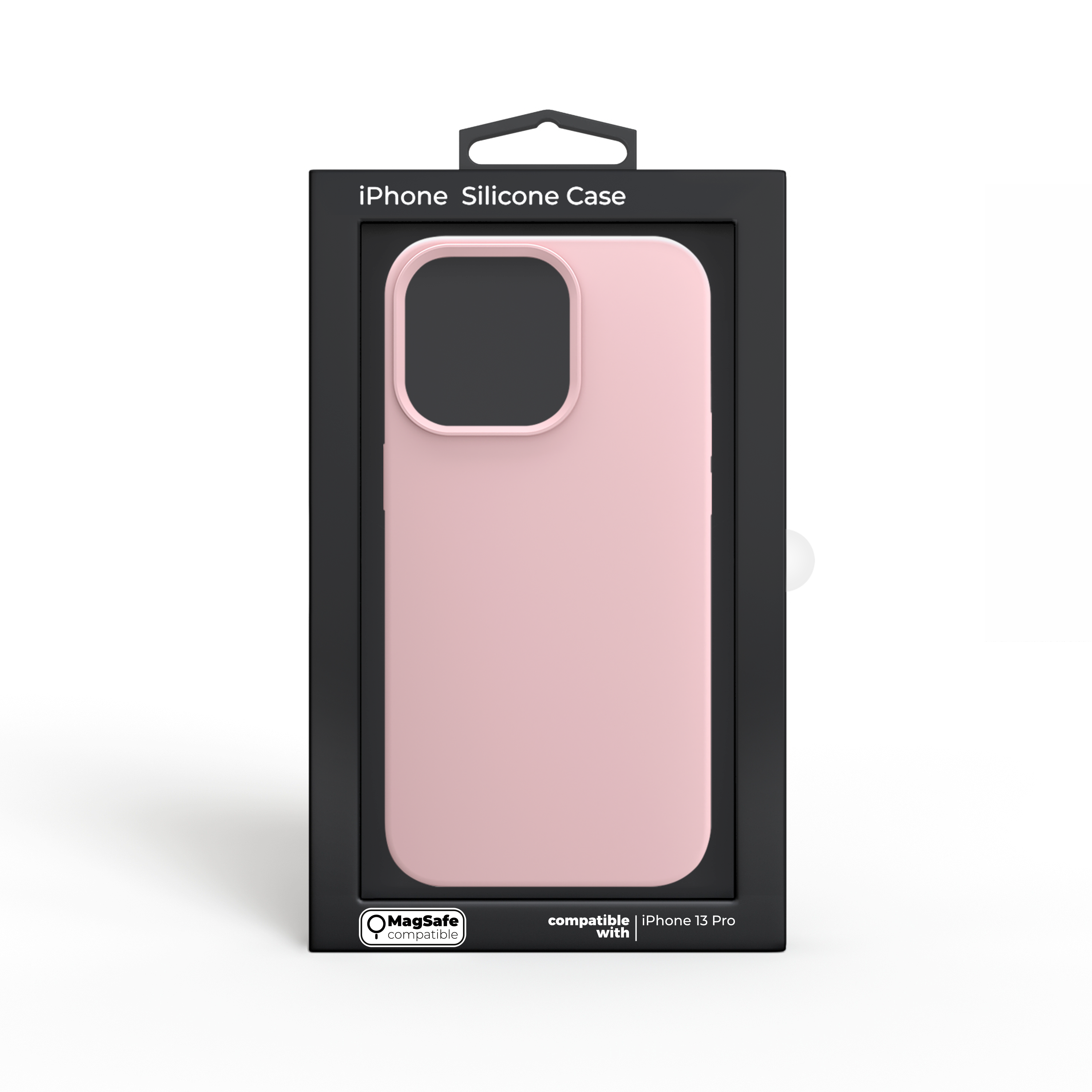 Husa NOA din silicon pentru iPhone 13 Pro | compatibila MagSafe, Roz
