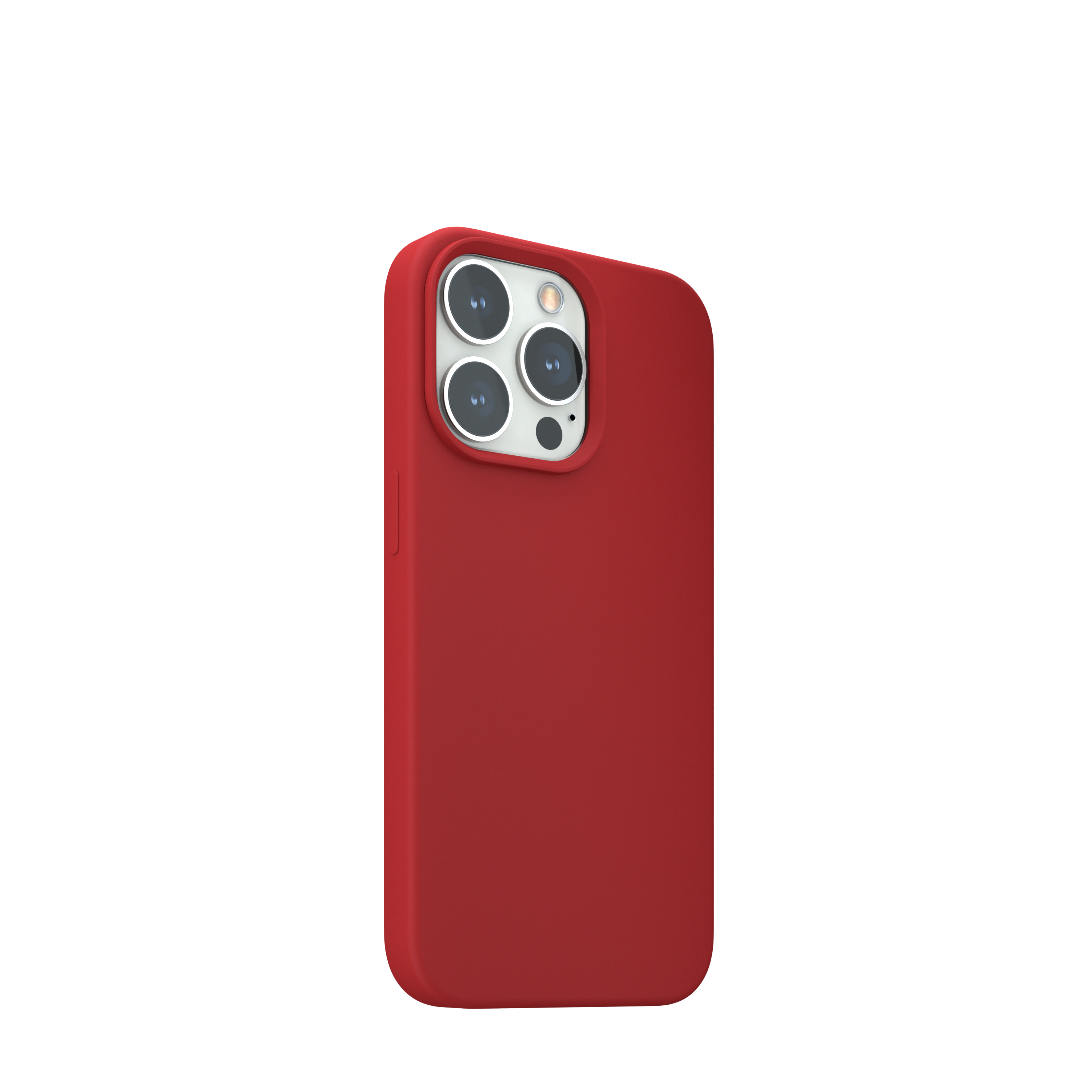 Husa NOA din silicon pentru iPhone 13 Pro | compatibila MagSafe, Rosie