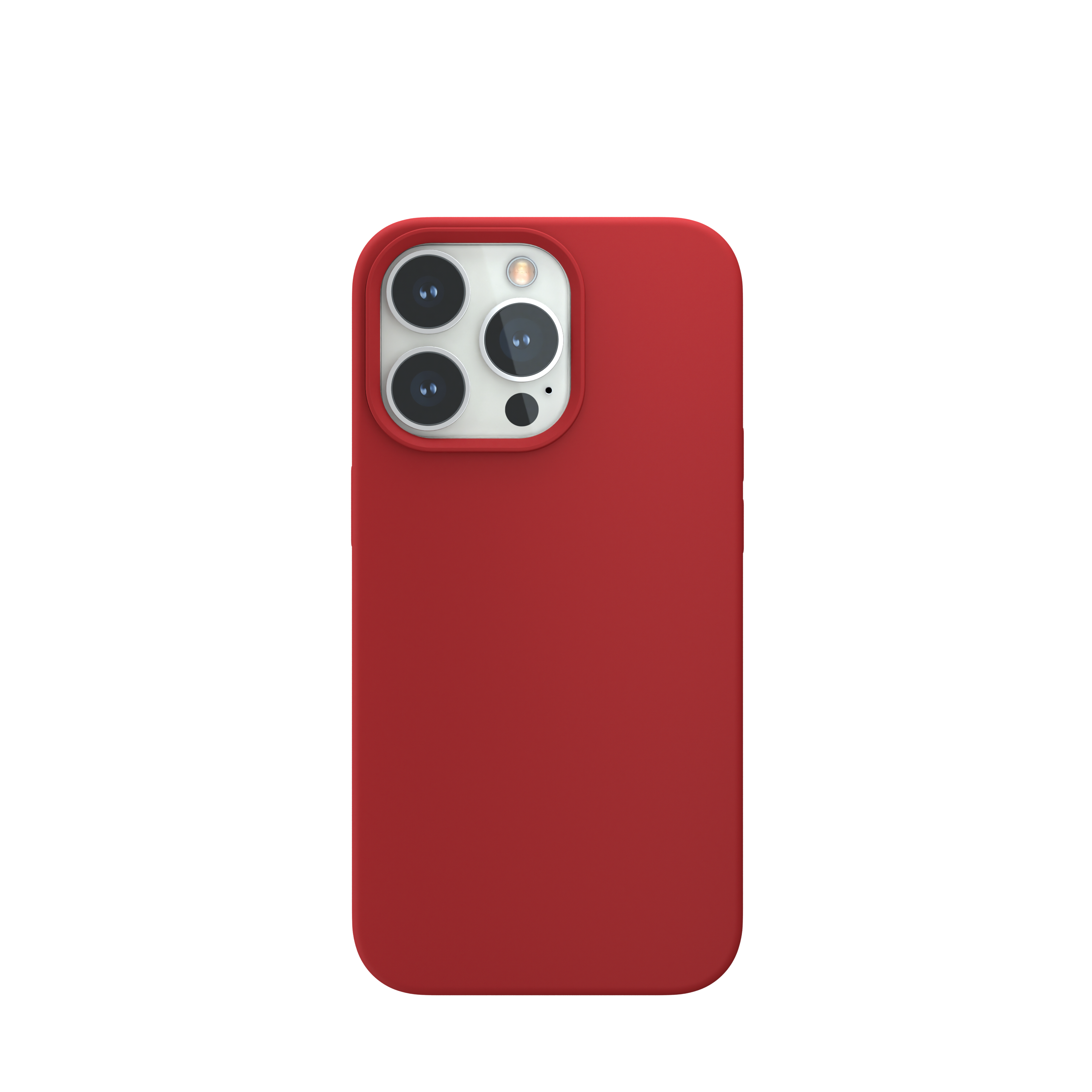 Husa NOA din silicon pentru iPhone 13 Pro | compatibila MagSafe, Rosie
