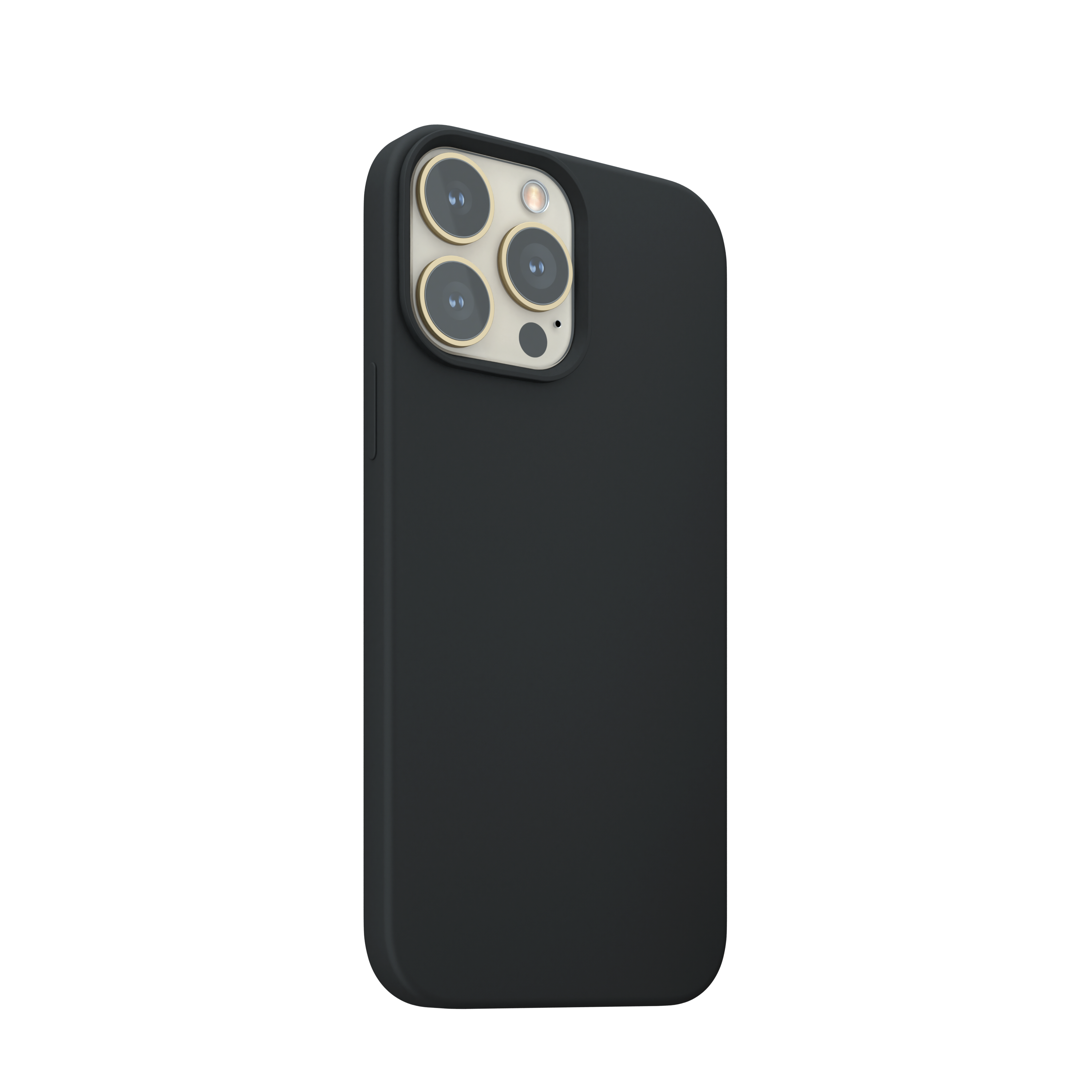 Husa din silicon NOA pentru iPhone 13 Pro Max | compatibila MagSafe, Neagra