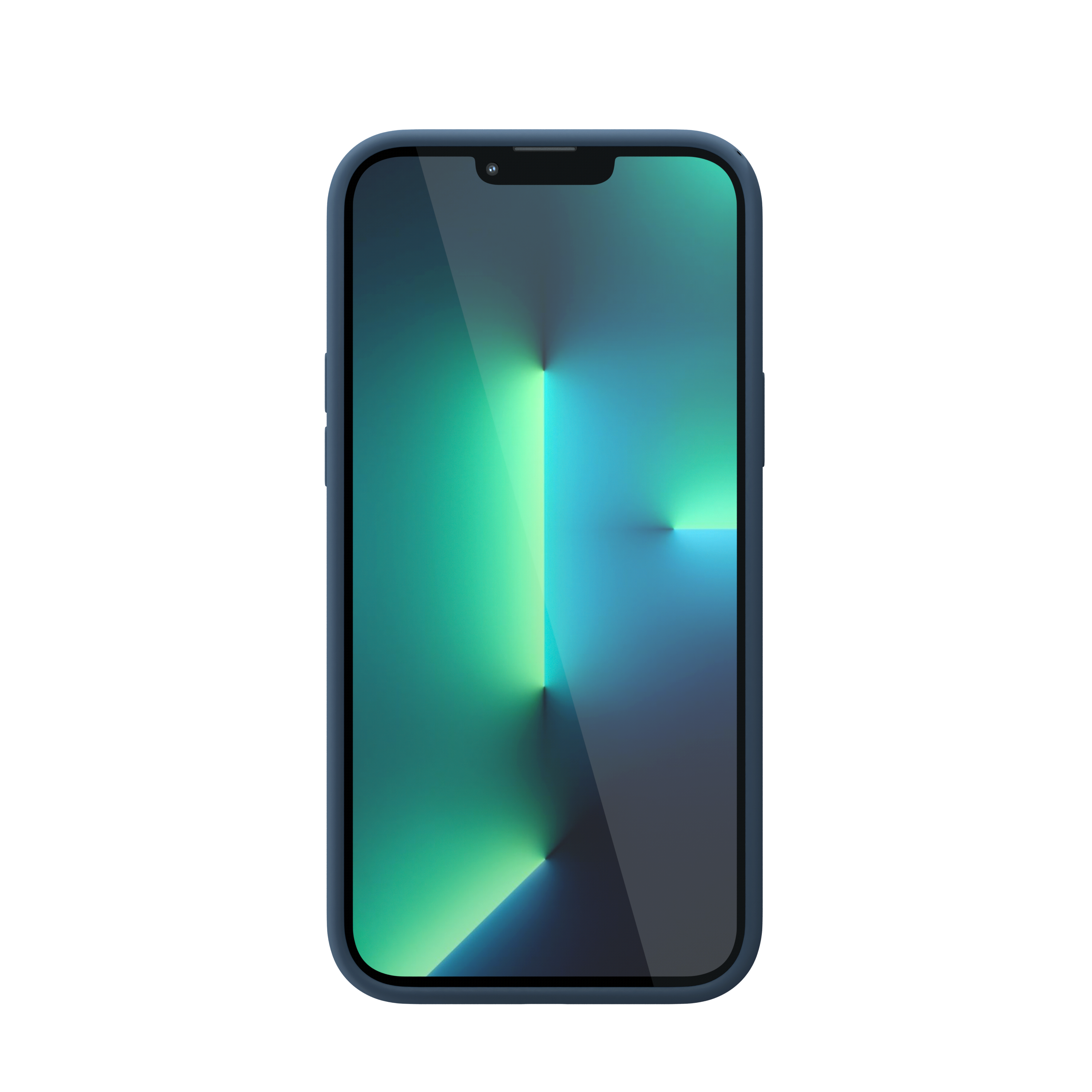Husa din silicon NOA pentru iPhone 13 Pro Max | compatibila MagSafe, Albastra