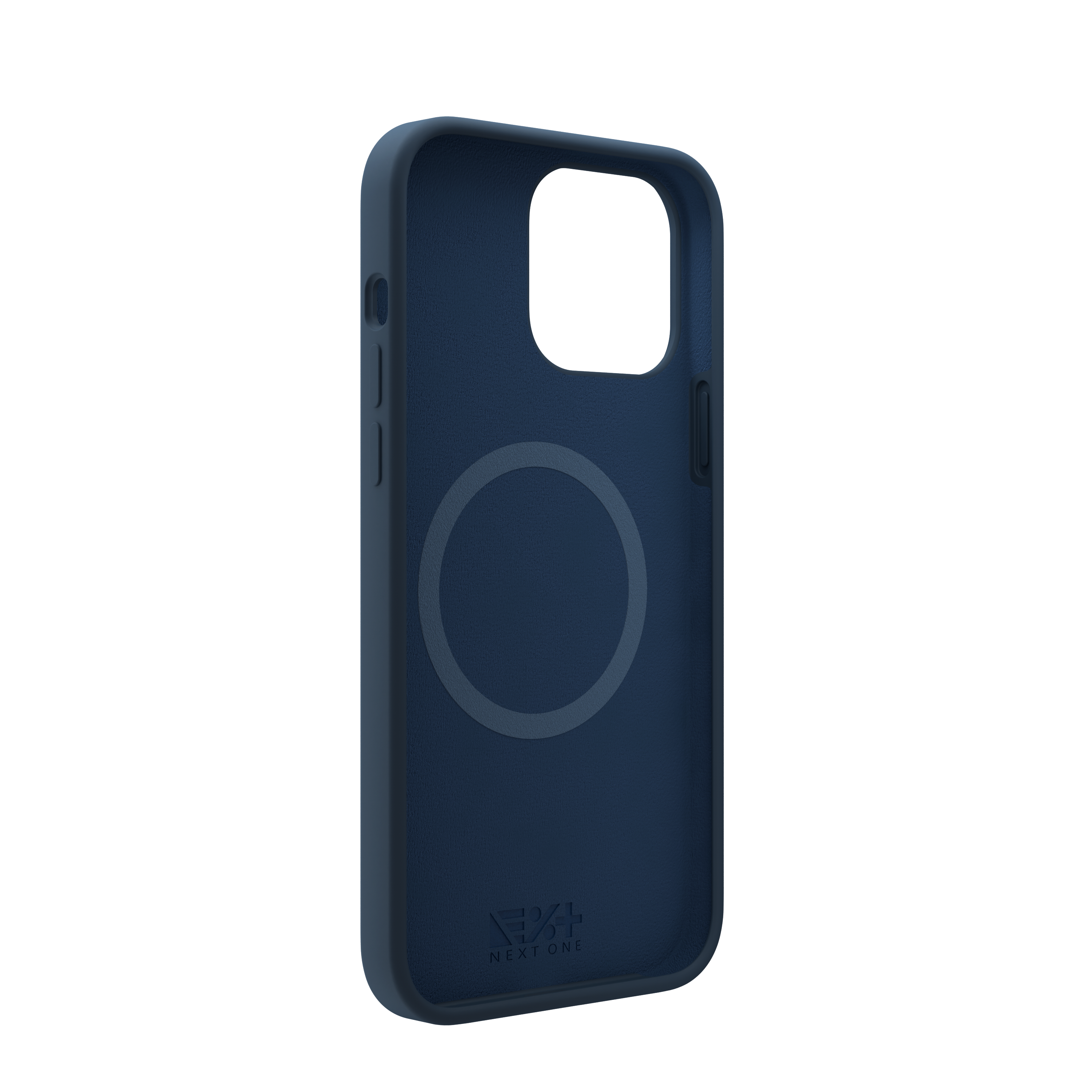 Husa din silicon NOA pentru iPhone 13 Pro Max | compatibila MagSafe, Albastra
