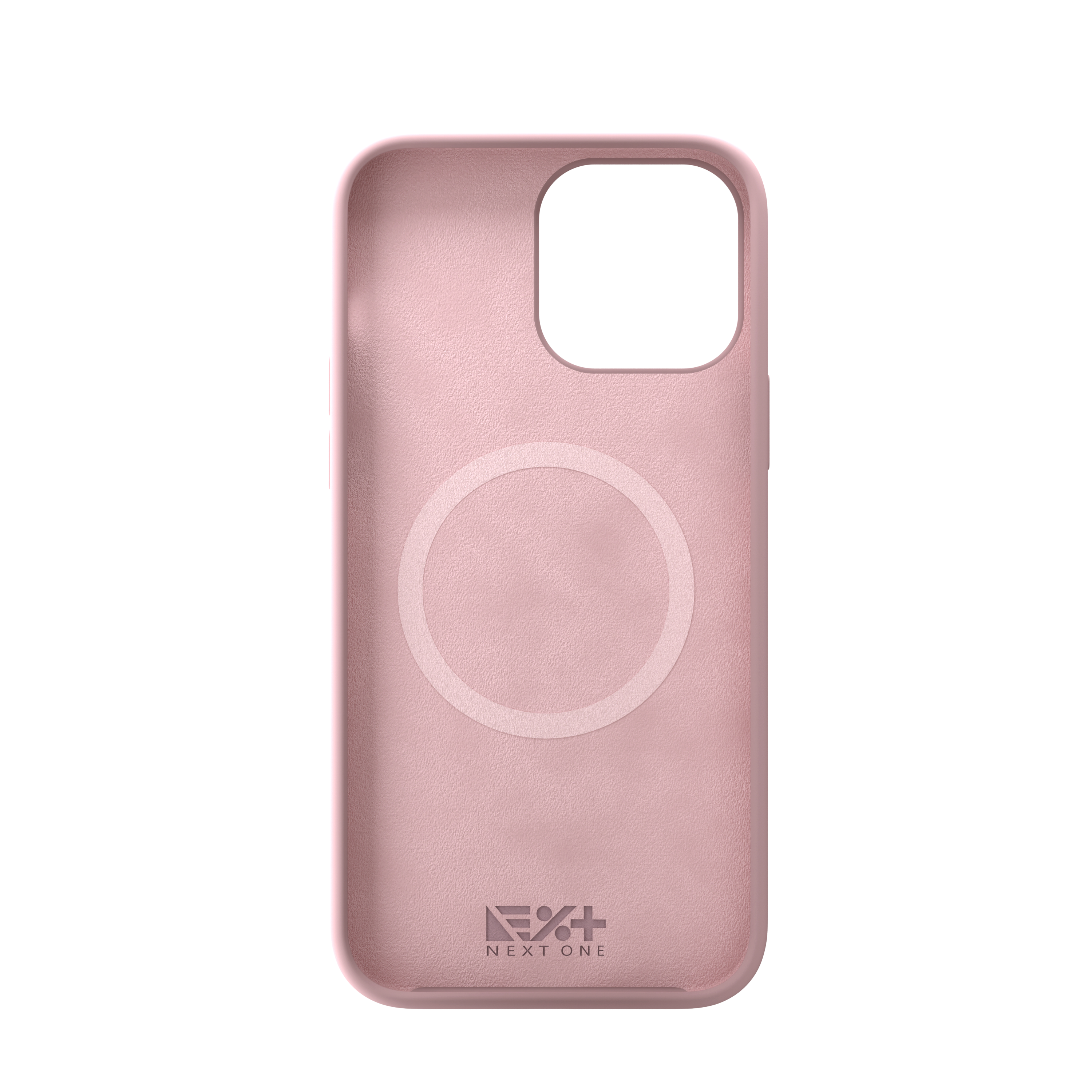 Husa din silicon NOA pentru iPhone 13 Pro Max | compatibila MagSafe, Roz