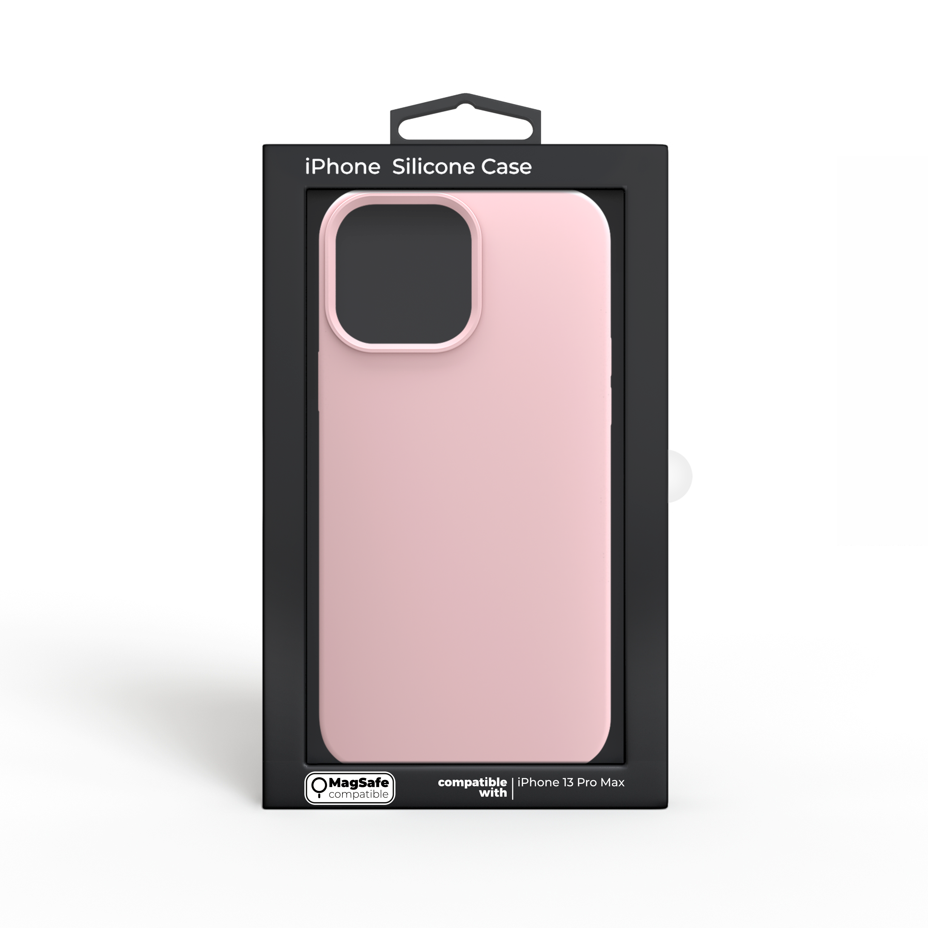 Husa din silicon NOA pentru iPhone 13 Pro Max | compatibila MagSafe, Roz