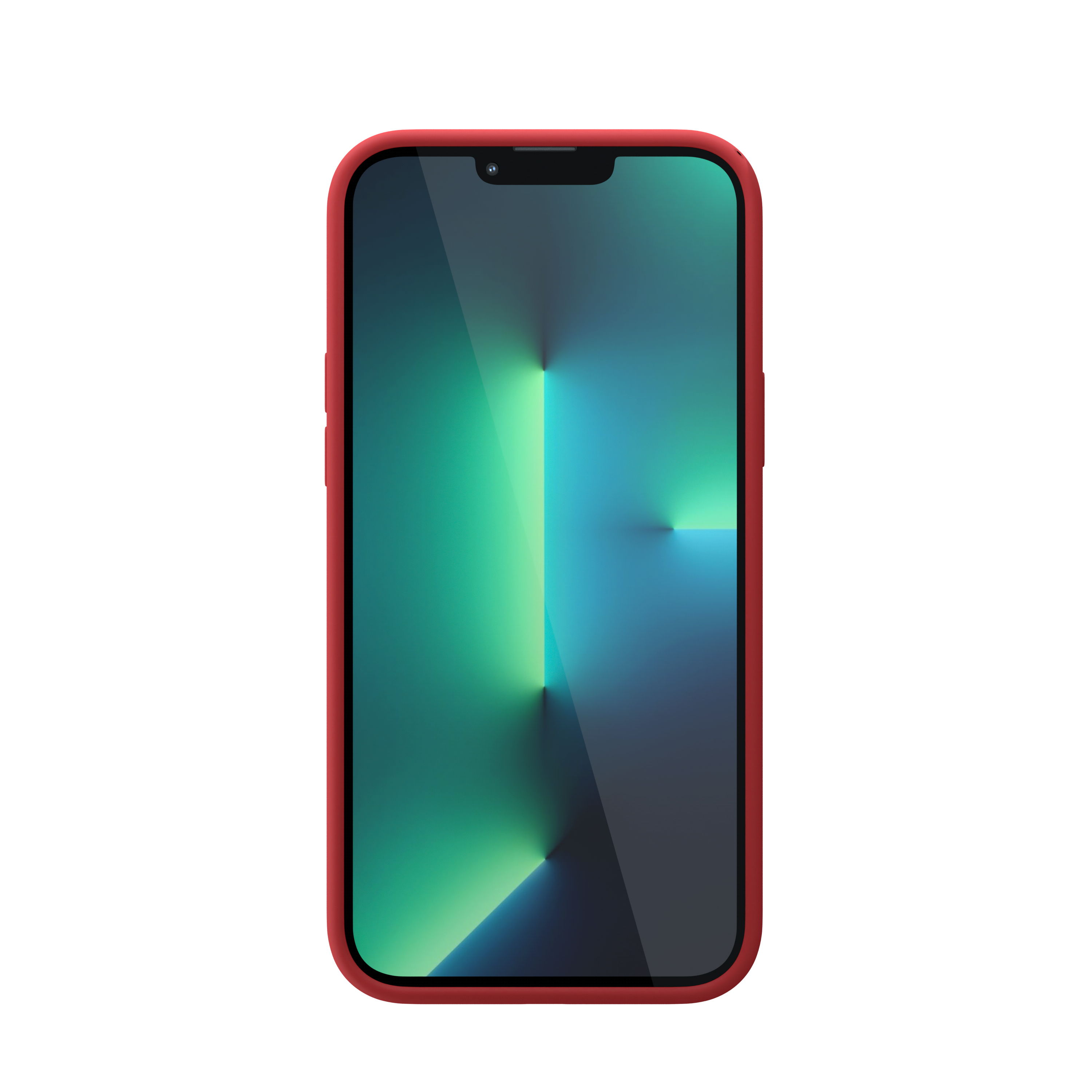 Husa din silicon NOA pentru iPhone 13 Pro Max | compatibila MagSafe, Rosie