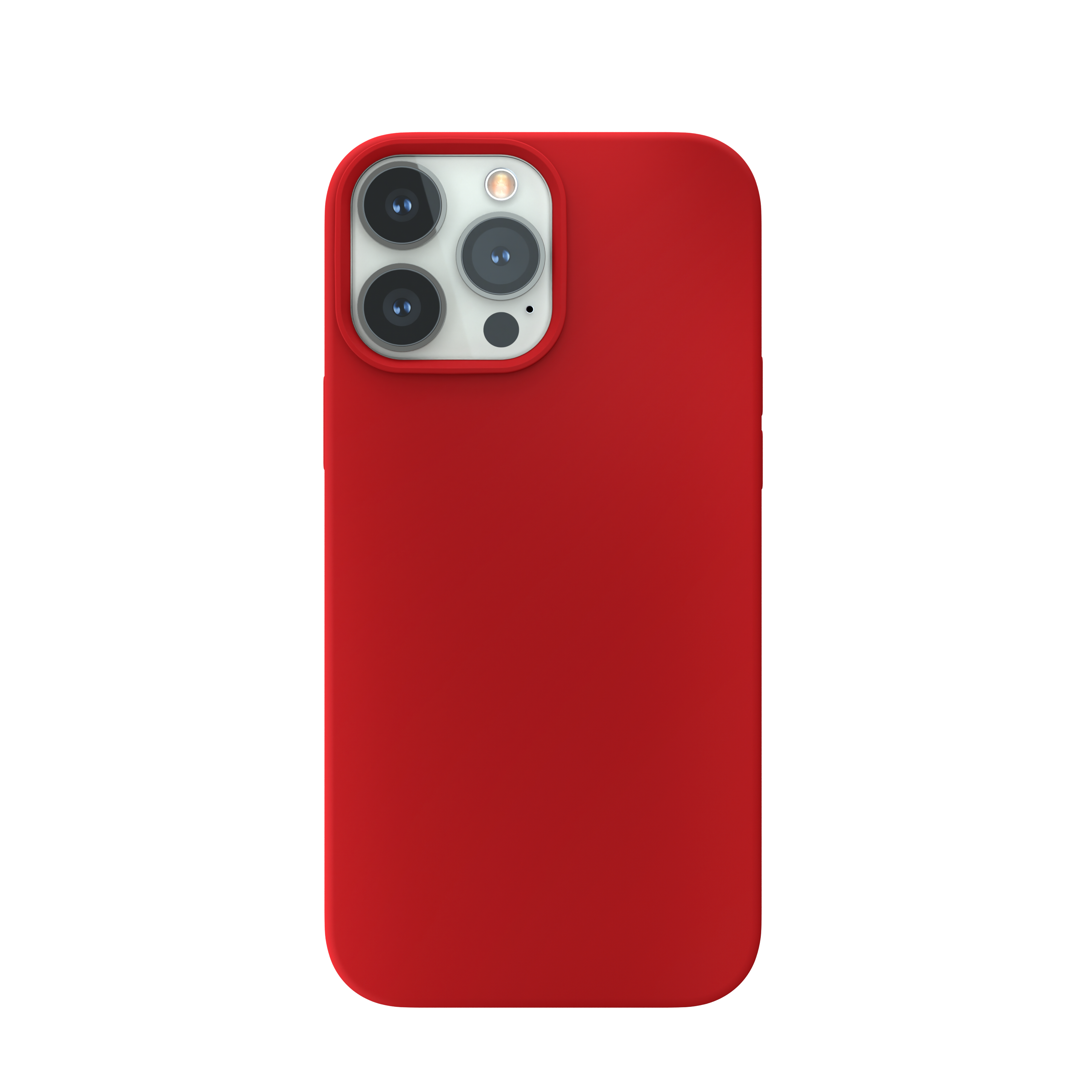 Husa din silicon NOA pentru iPhone 13 Pro Max | compatibila MagSafe, Rosie