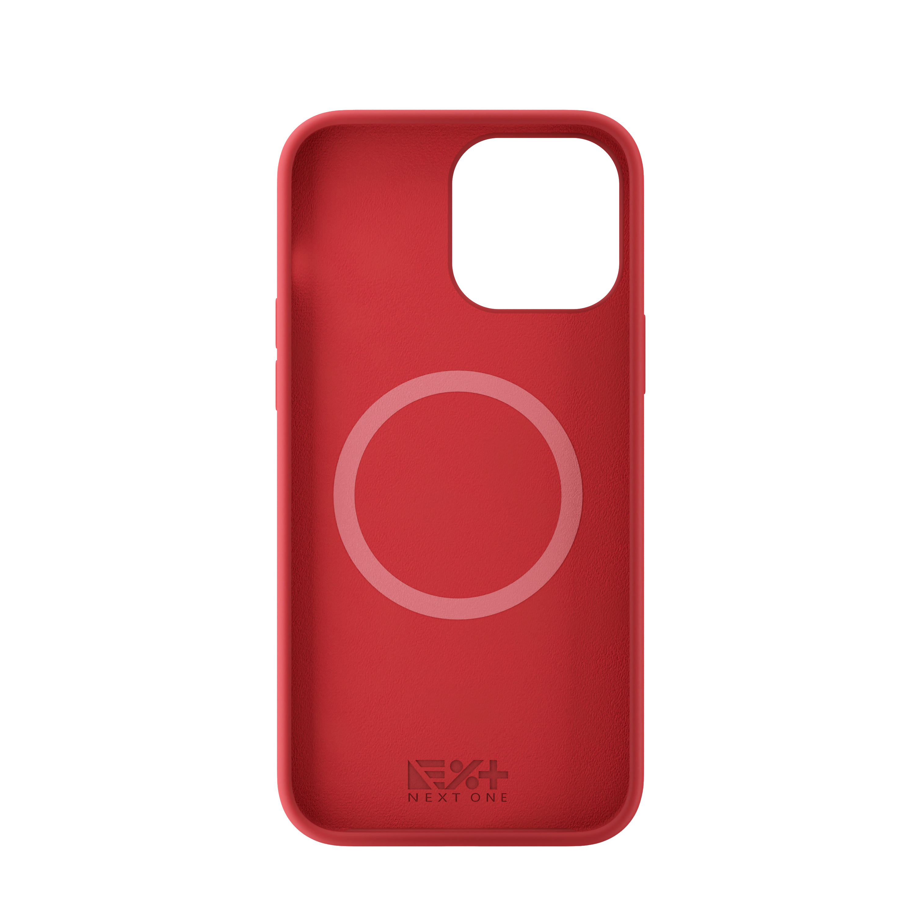 Husa din silicon NOA pentru iPhone 13 Pro Max | compatibila MagSafe, Rosie